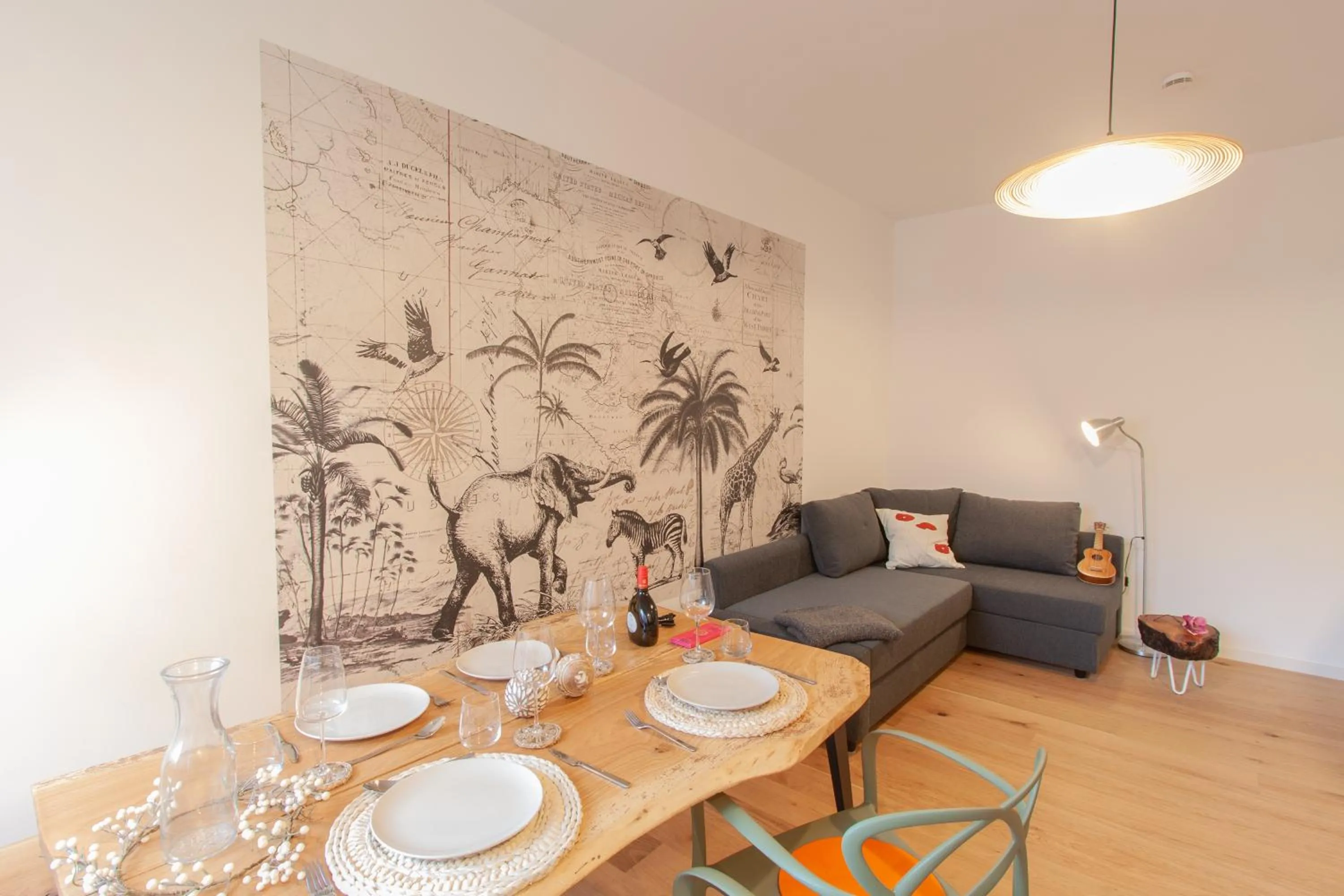Living room in Juliusliving - modernes Wohnen an der Juliuspromenade