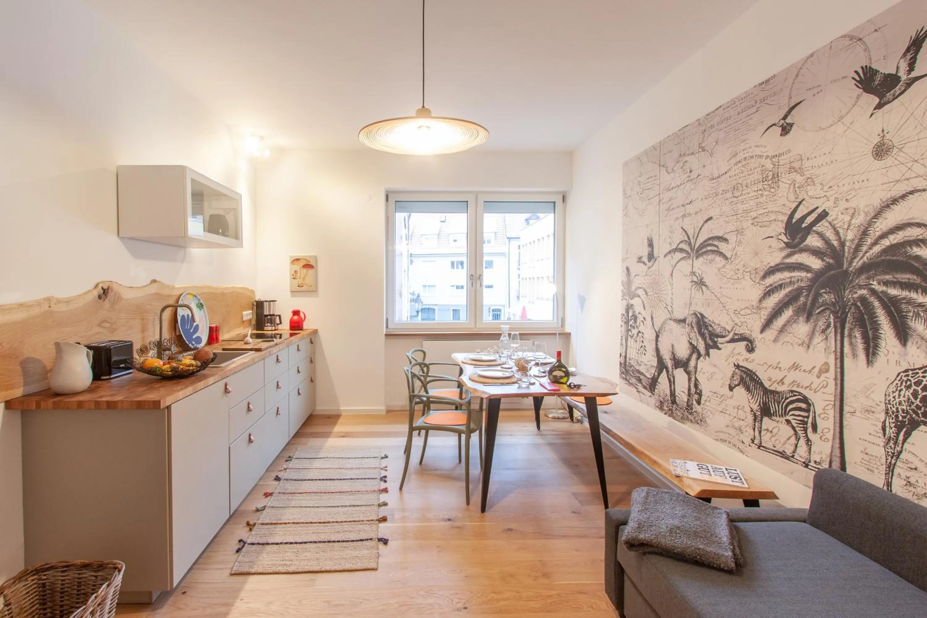 Kitchen or kitchenette in Juliusliving - modernes Wohnen an der Juliuspromenade