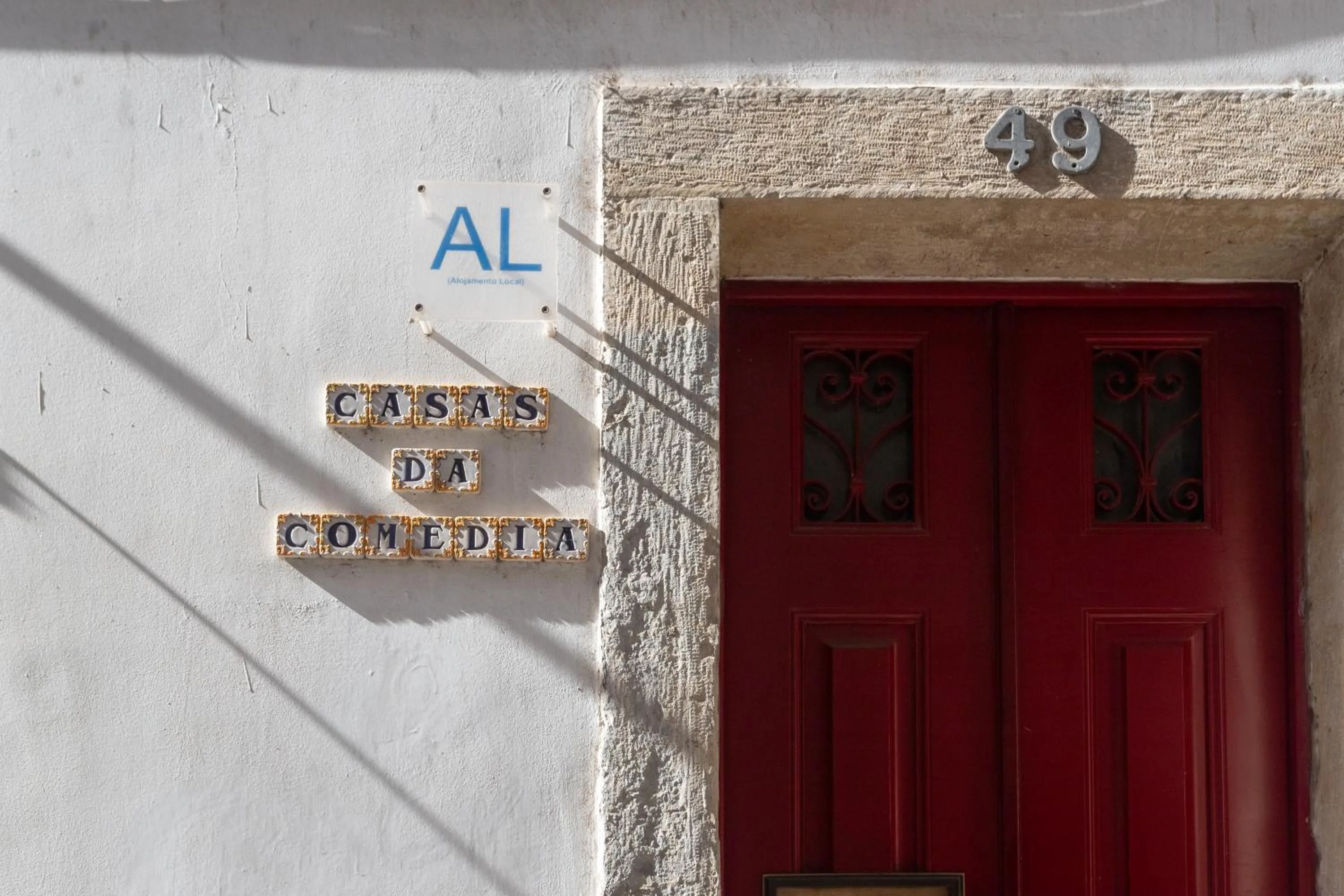 Facade/entrance in Casas da Comedia