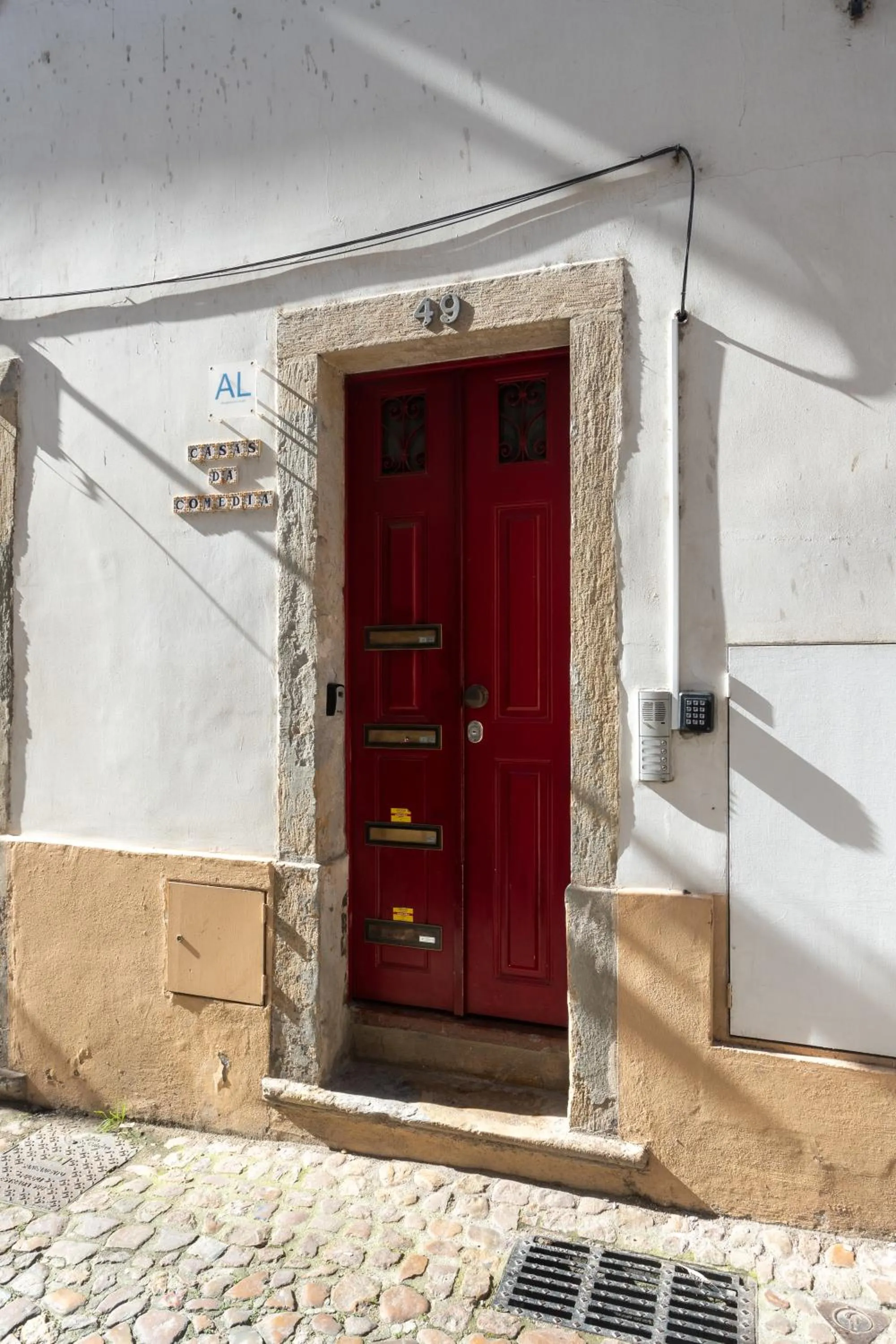 Facade/entrance in Casas da Comedia