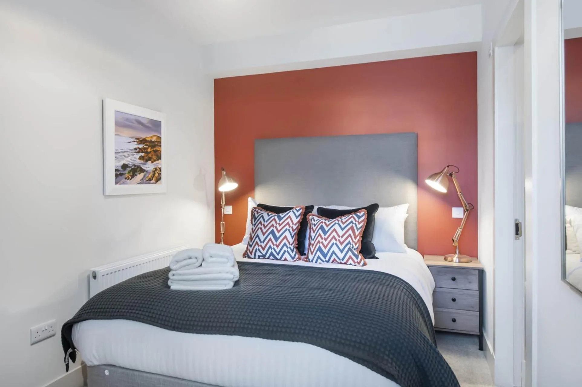 Bed in The Woodside Apartments