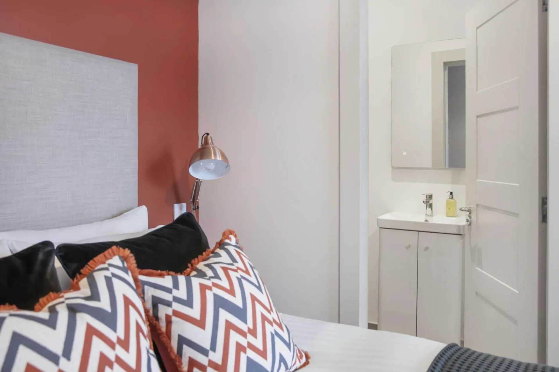 Bed in The Woodside Apartments