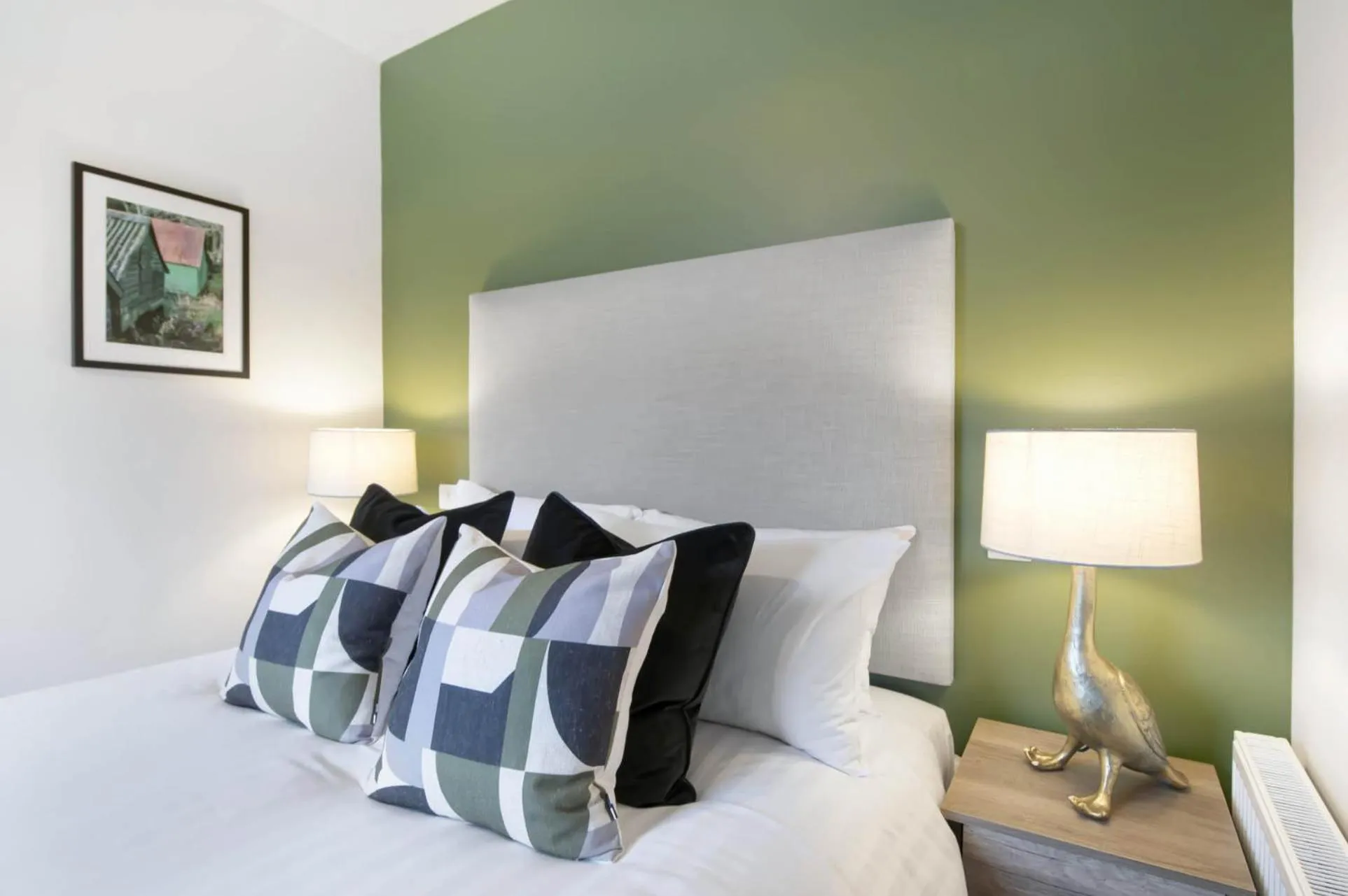 Bed in The Woodside Apartments