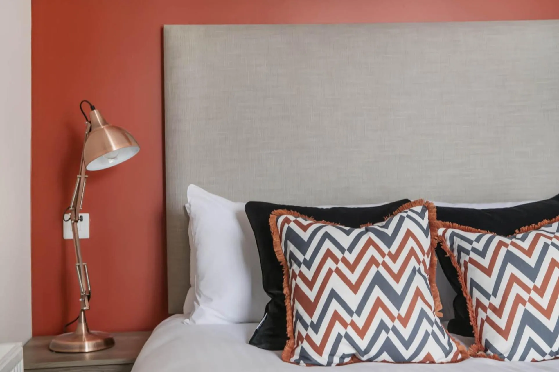 Bed in The Woodside Apartments