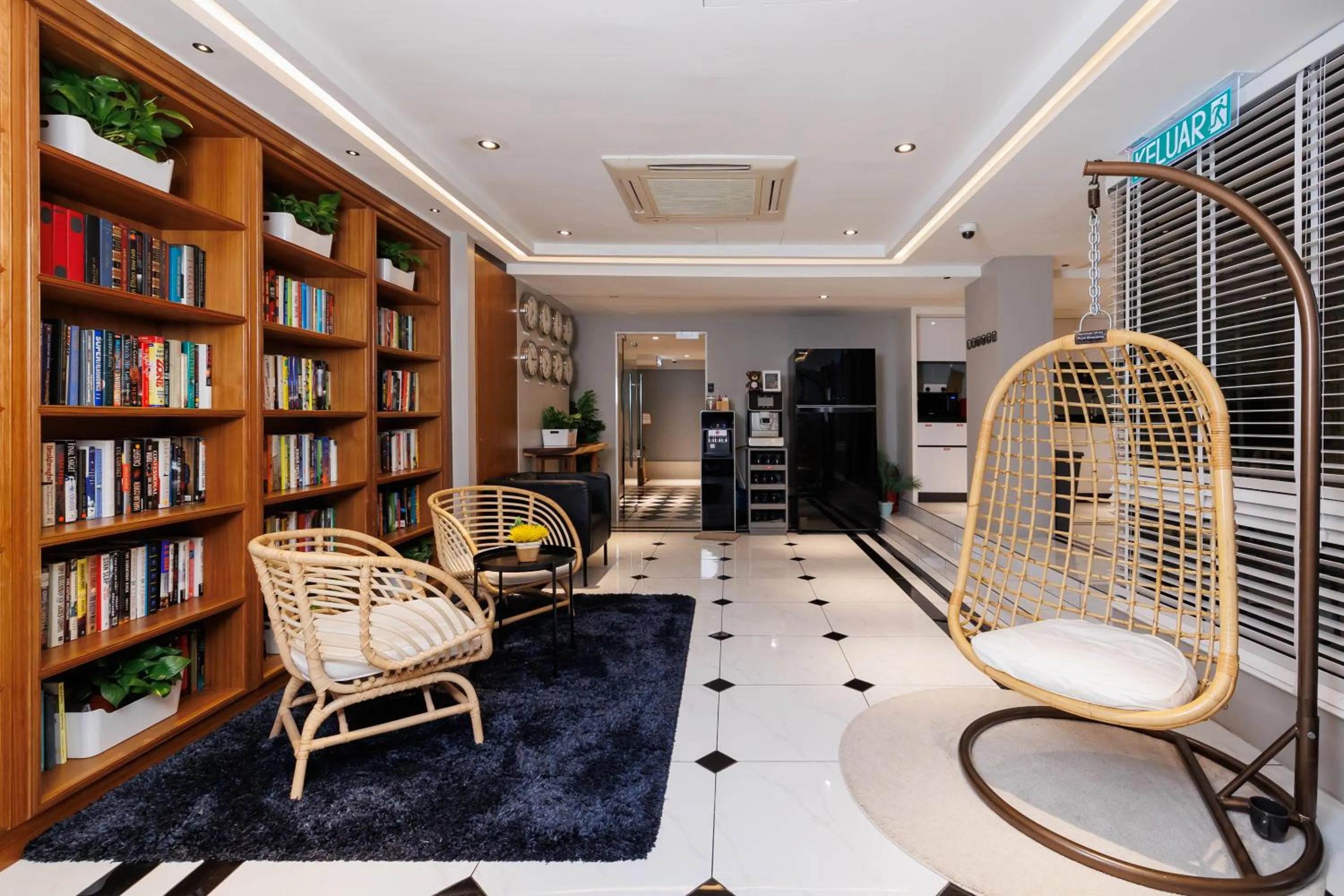 Library in The Bed Bukit Bintang