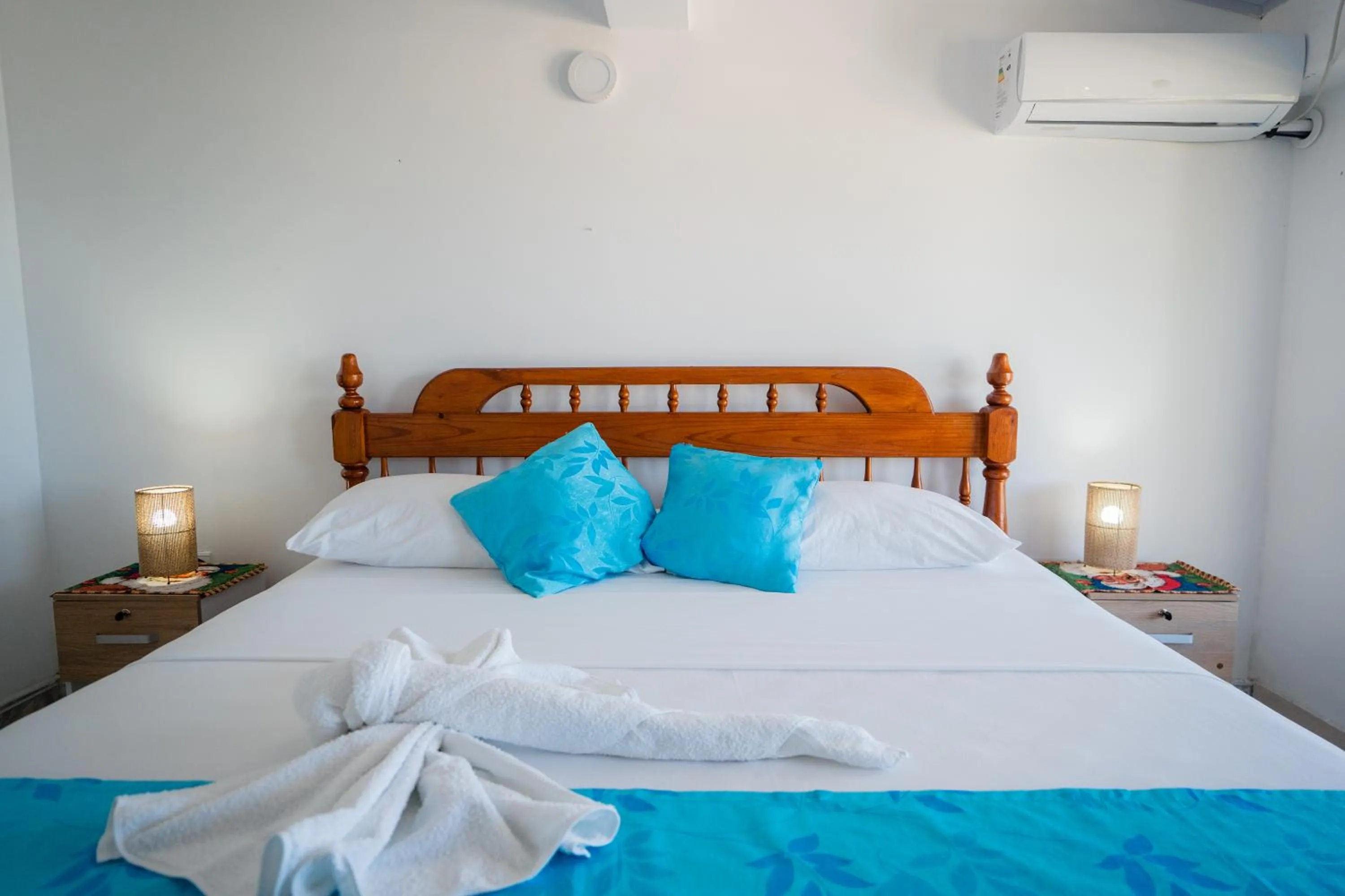 Bed in Hotel El Pirata Morgan