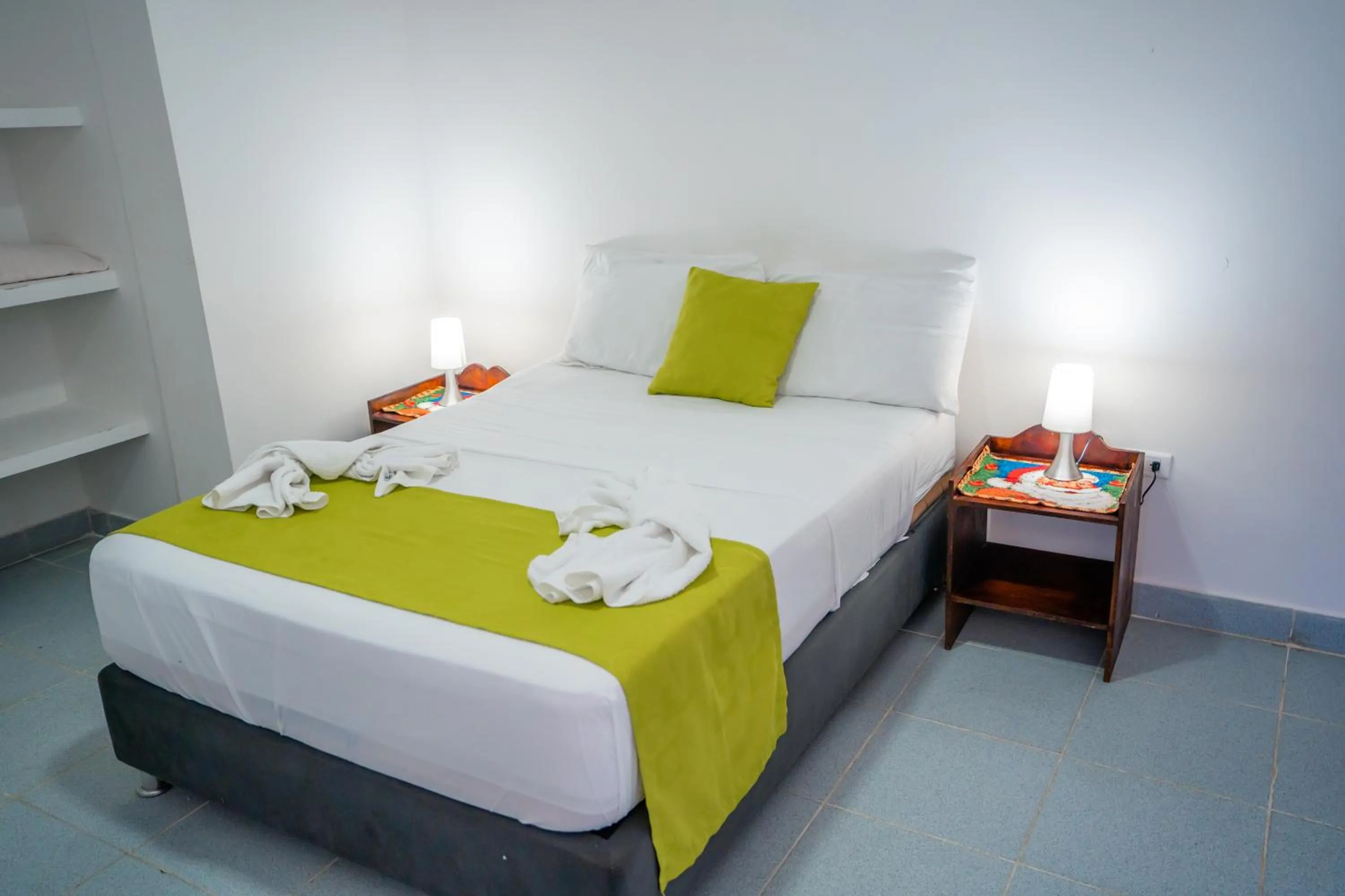 Bed in Hotel El Pirata Morgan