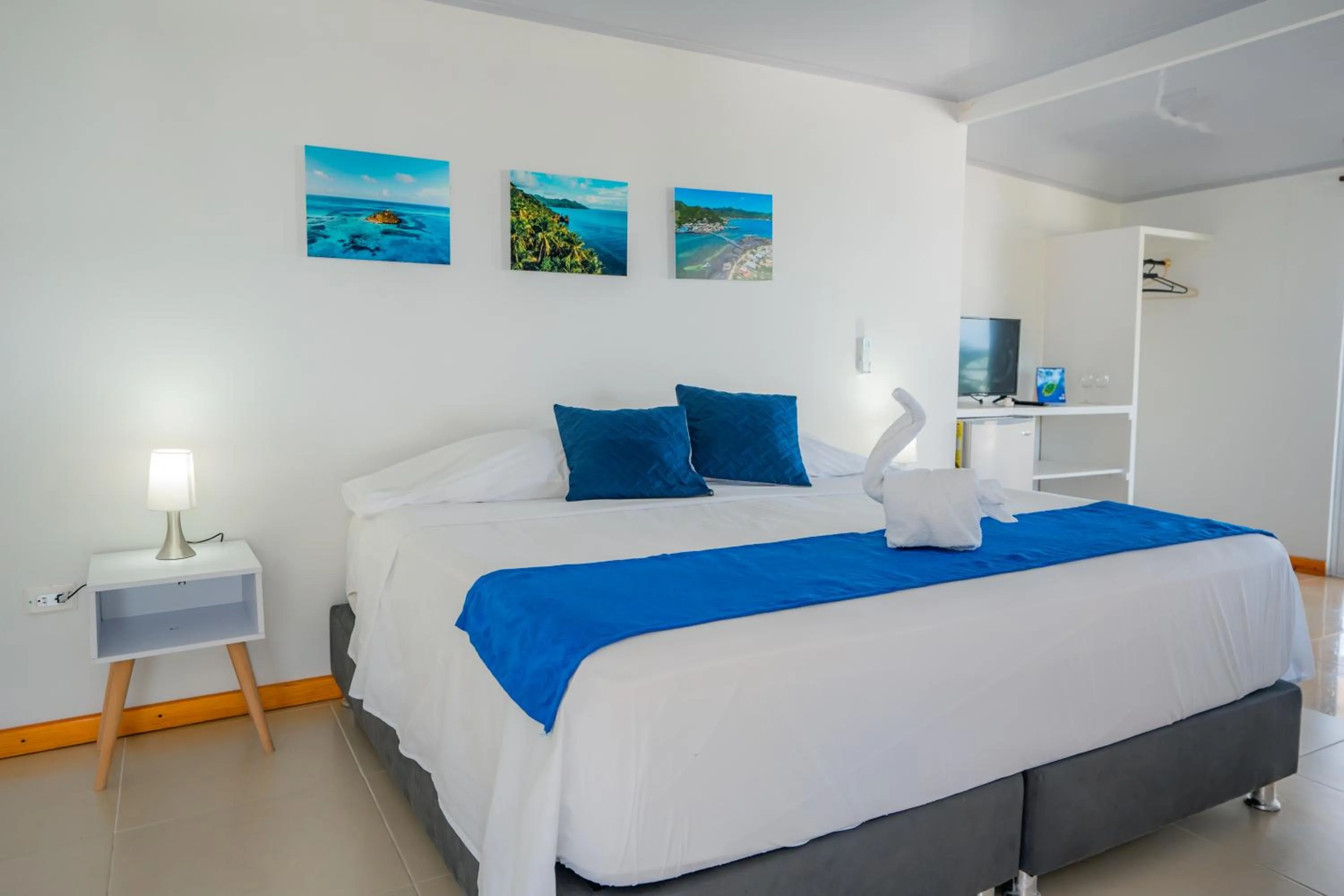 Bed in Hotel El Pirata Morgan