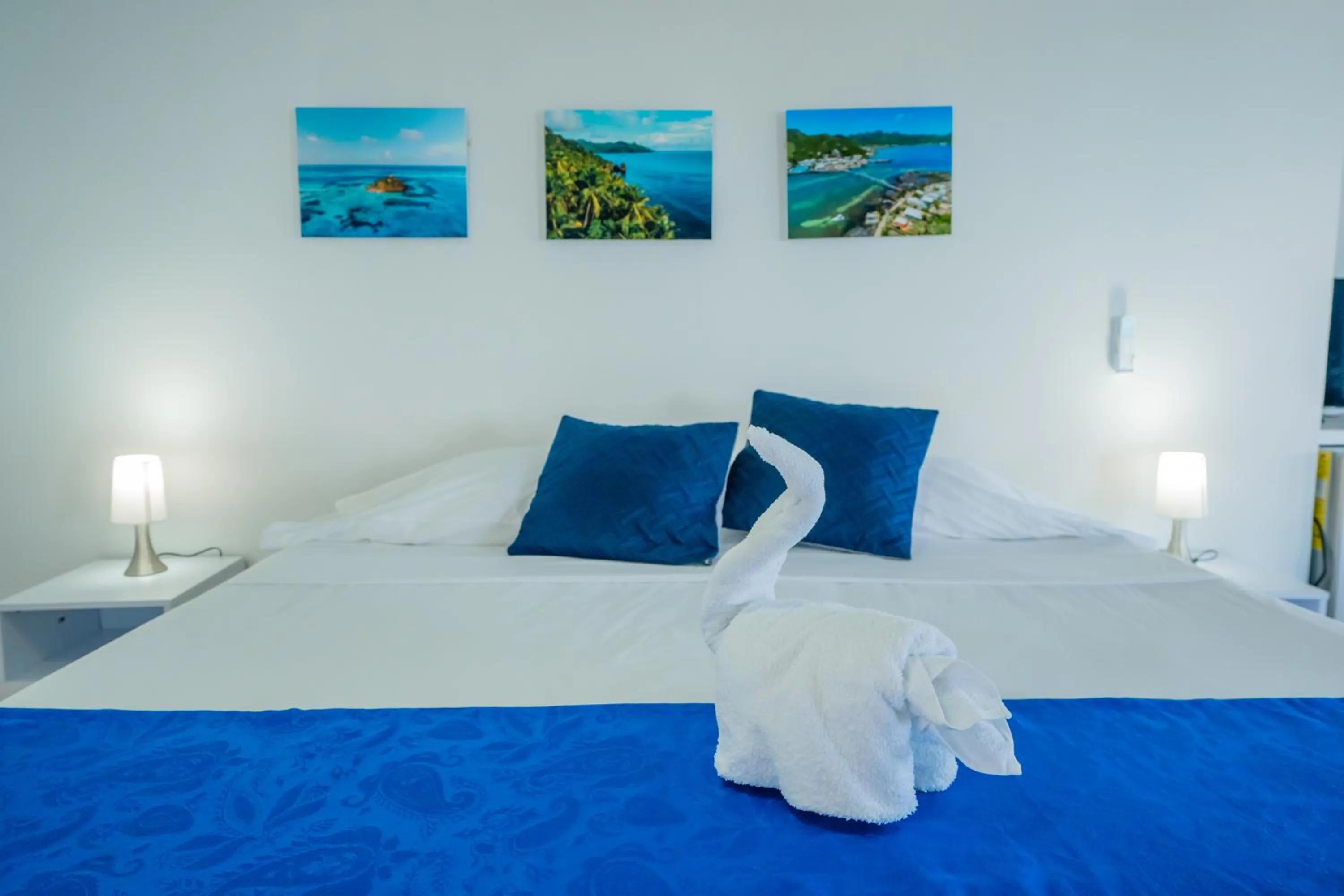 Bed in Hotel El Pirata Morgan