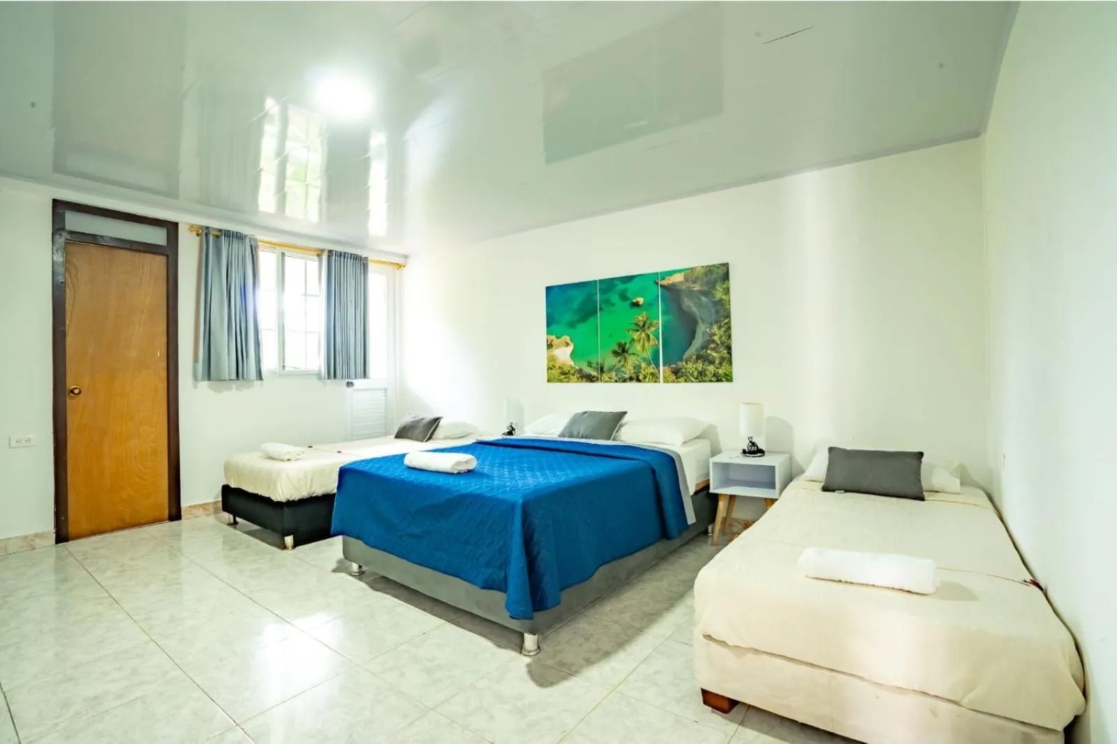 Bed in Hotel El Pirata Morgan