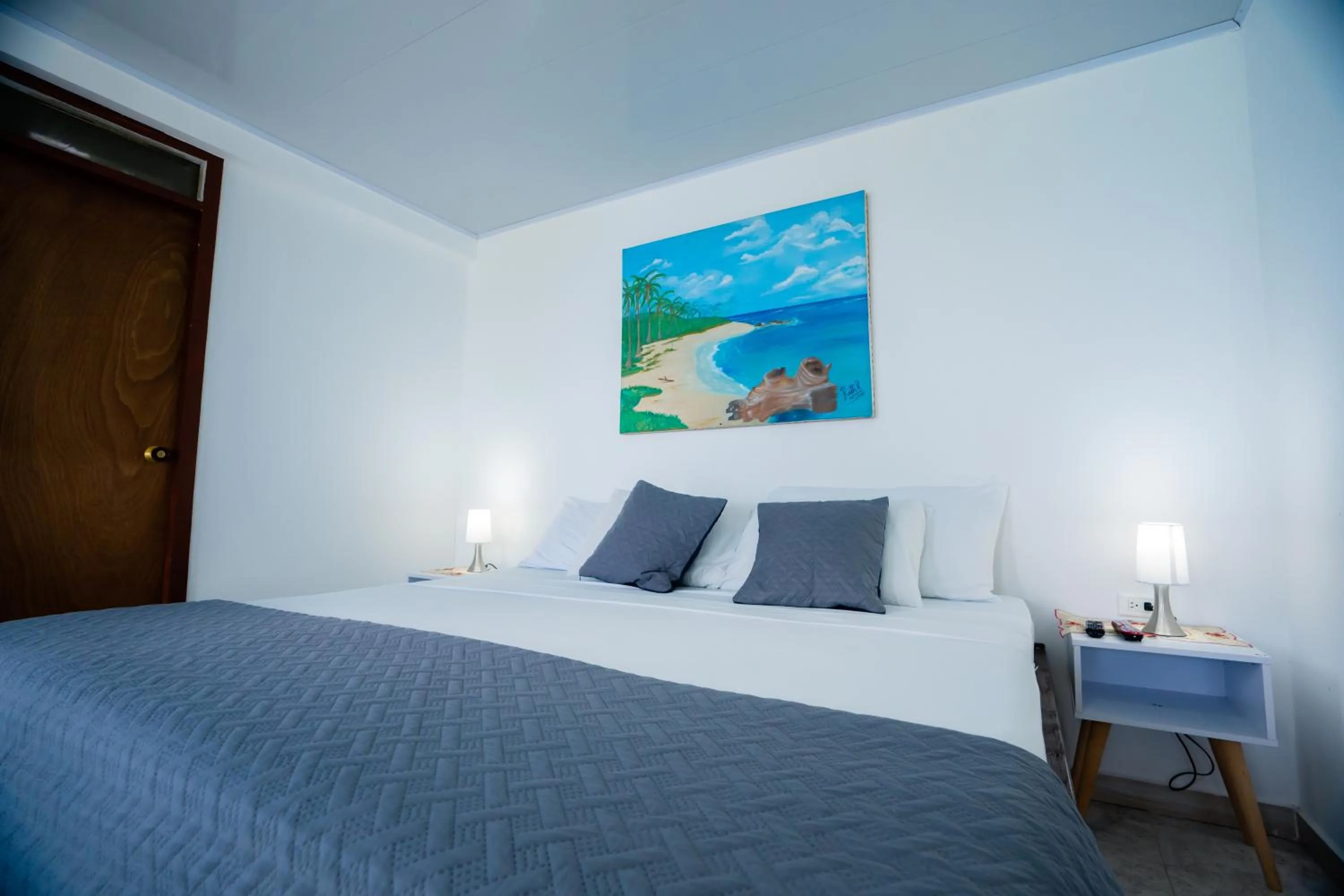 Bed in Hotel El Pirata Morgan