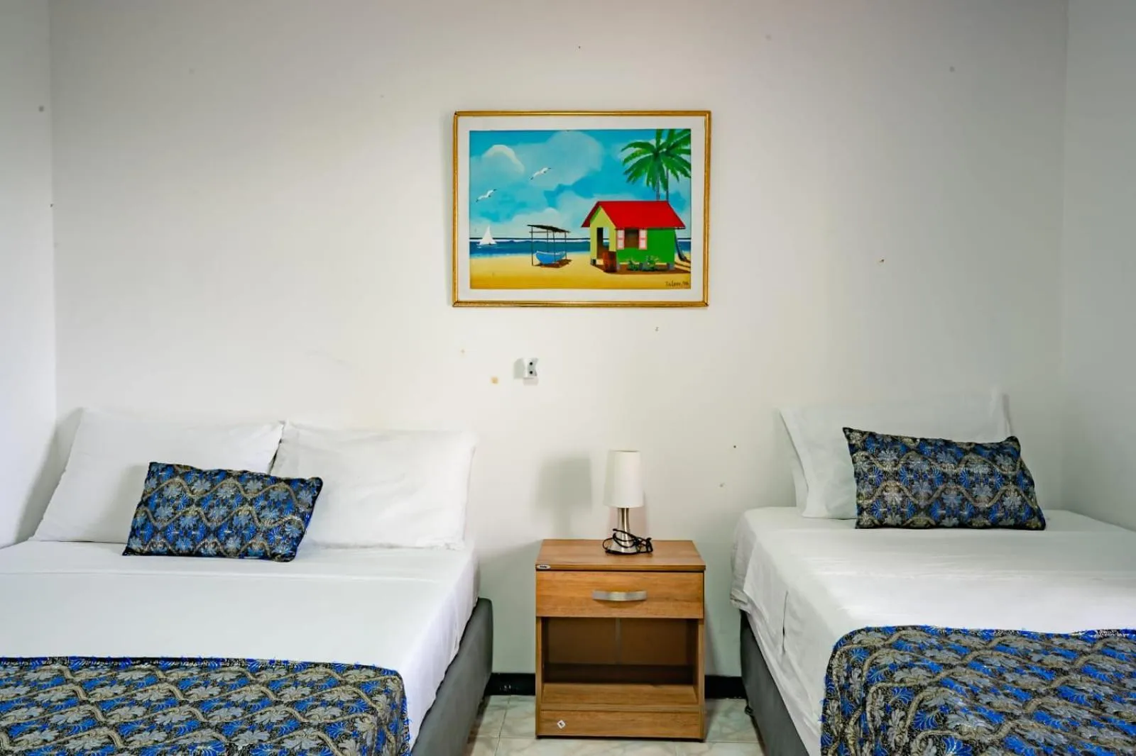 Bed in Hotel El Pirata Morgan