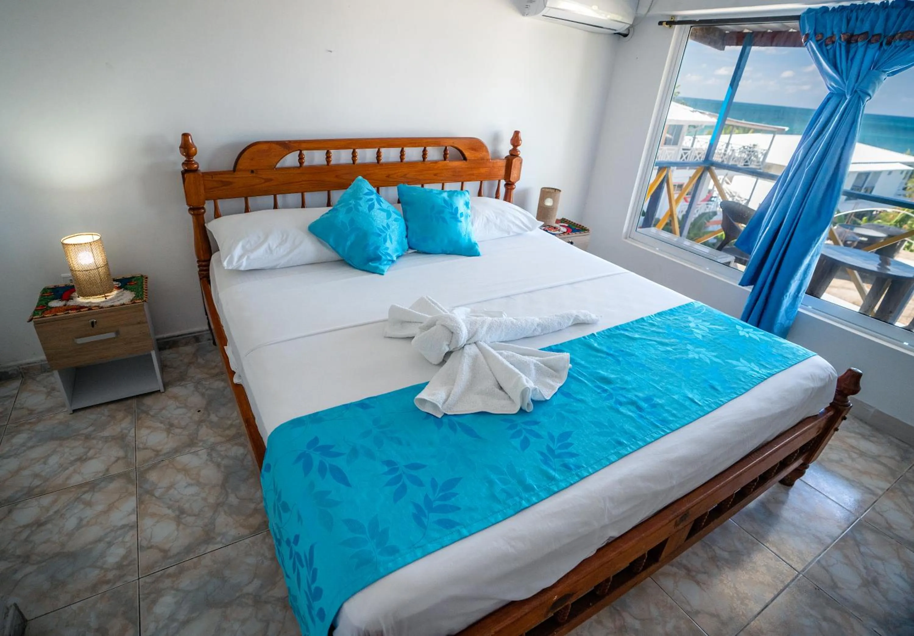 Bed in Hotel El Pirata Morgan