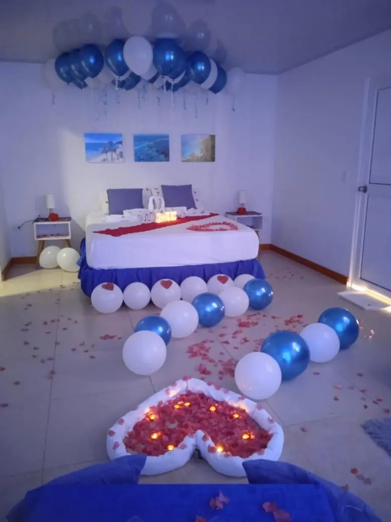 Bed in Hotel El Pirata Morgan