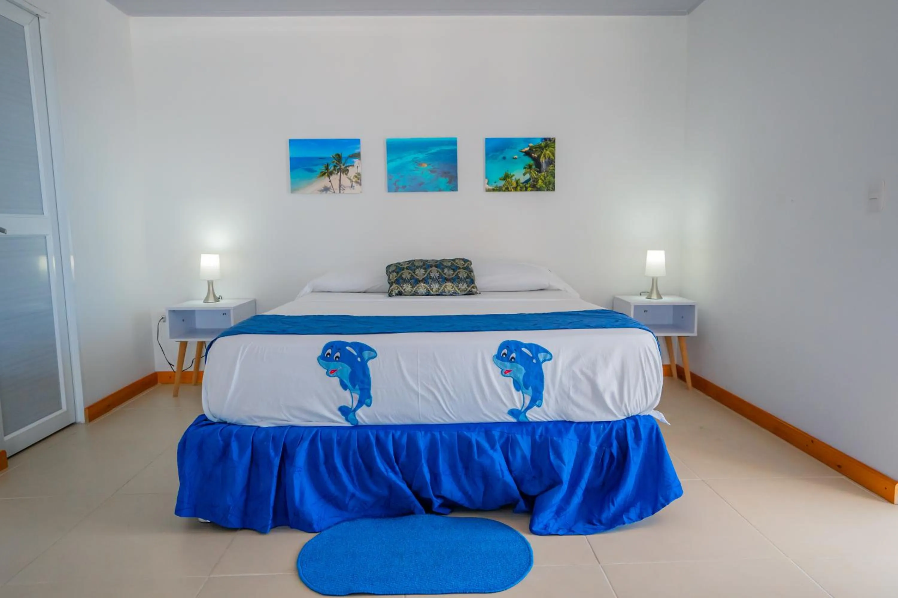 Bed in Hotel El Pirata Morgan