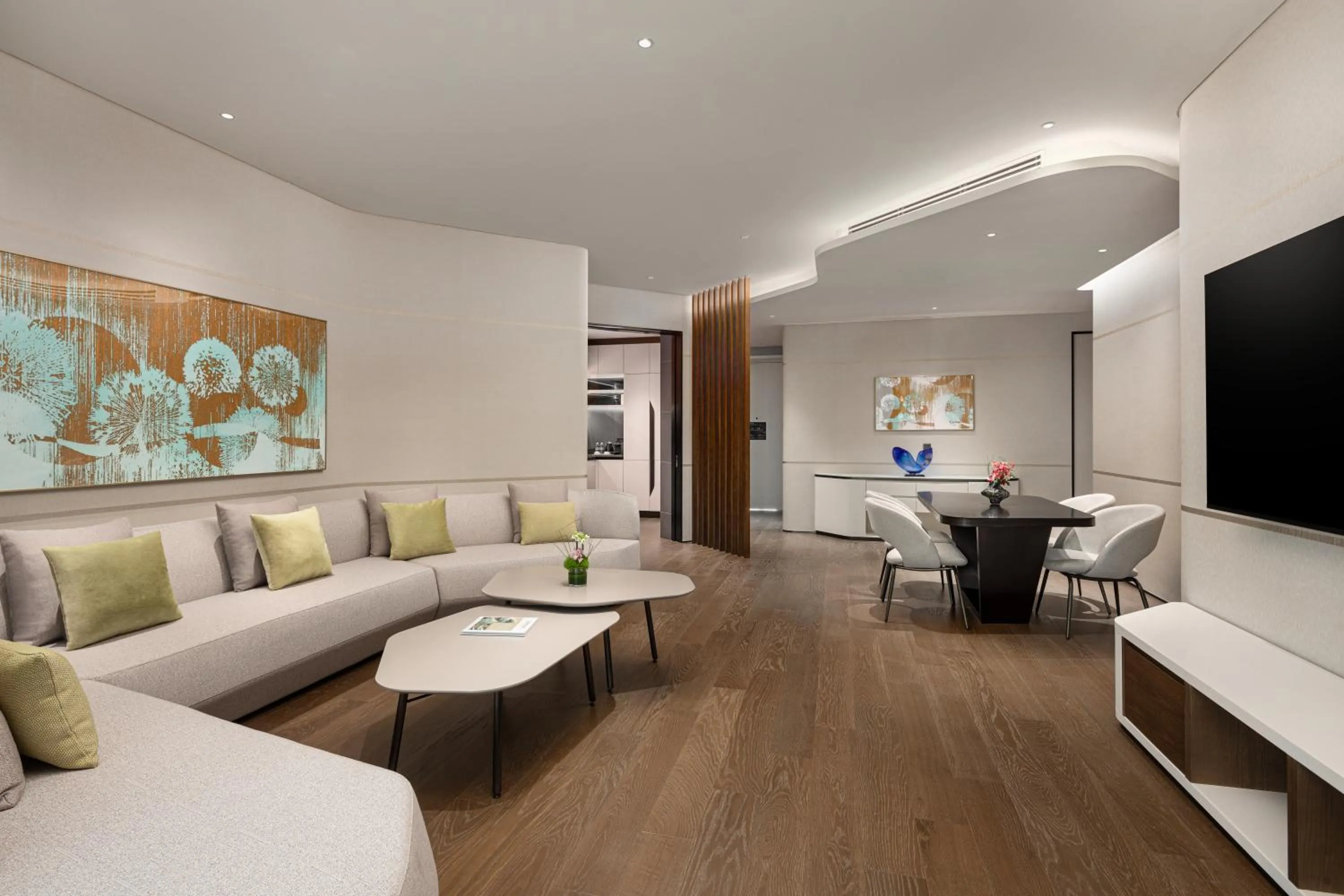 Living room in Radisson Collection Lingang Shanghai