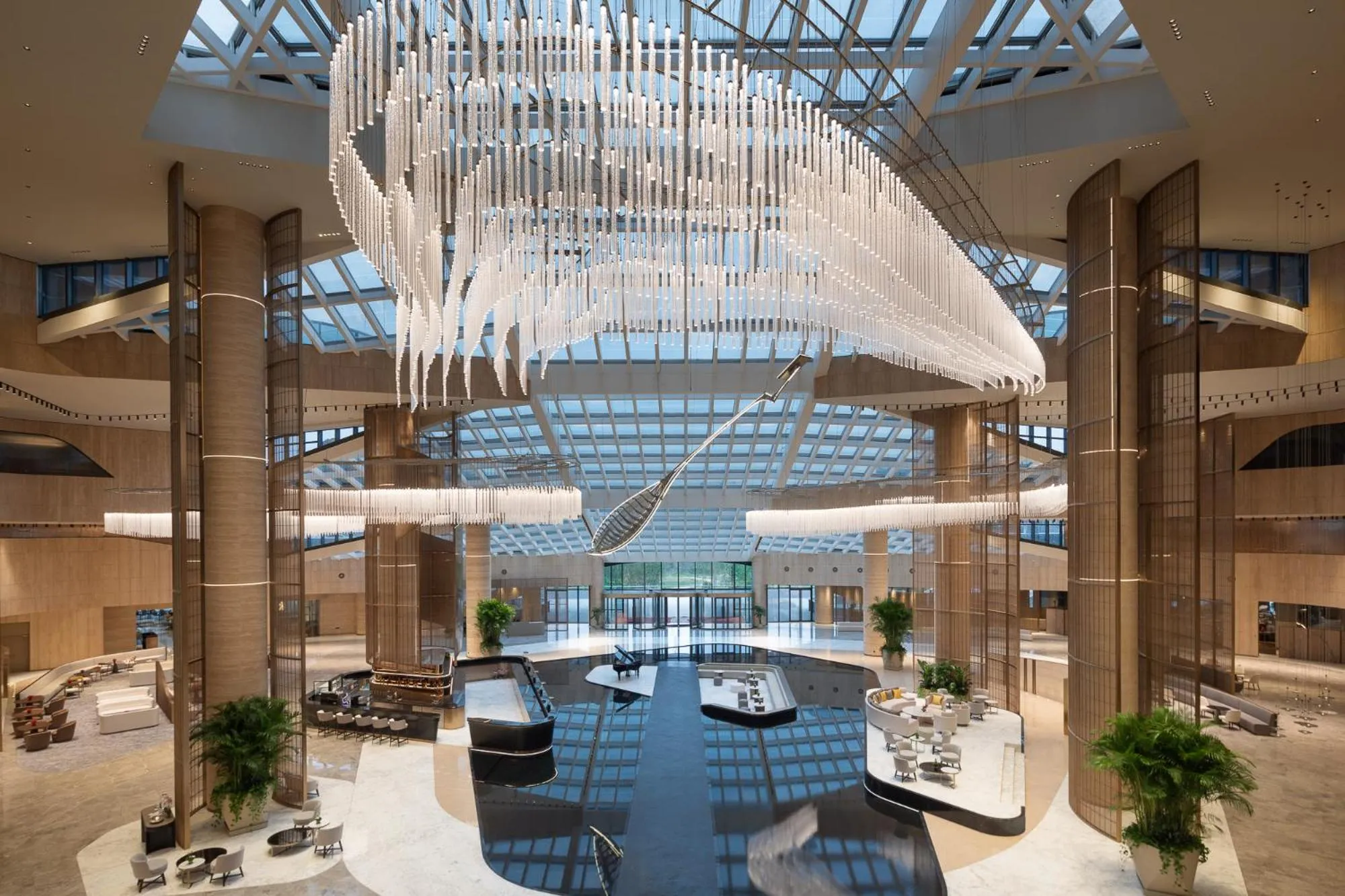 Lobby or reception in Radisson Collection Lingang Shanghai