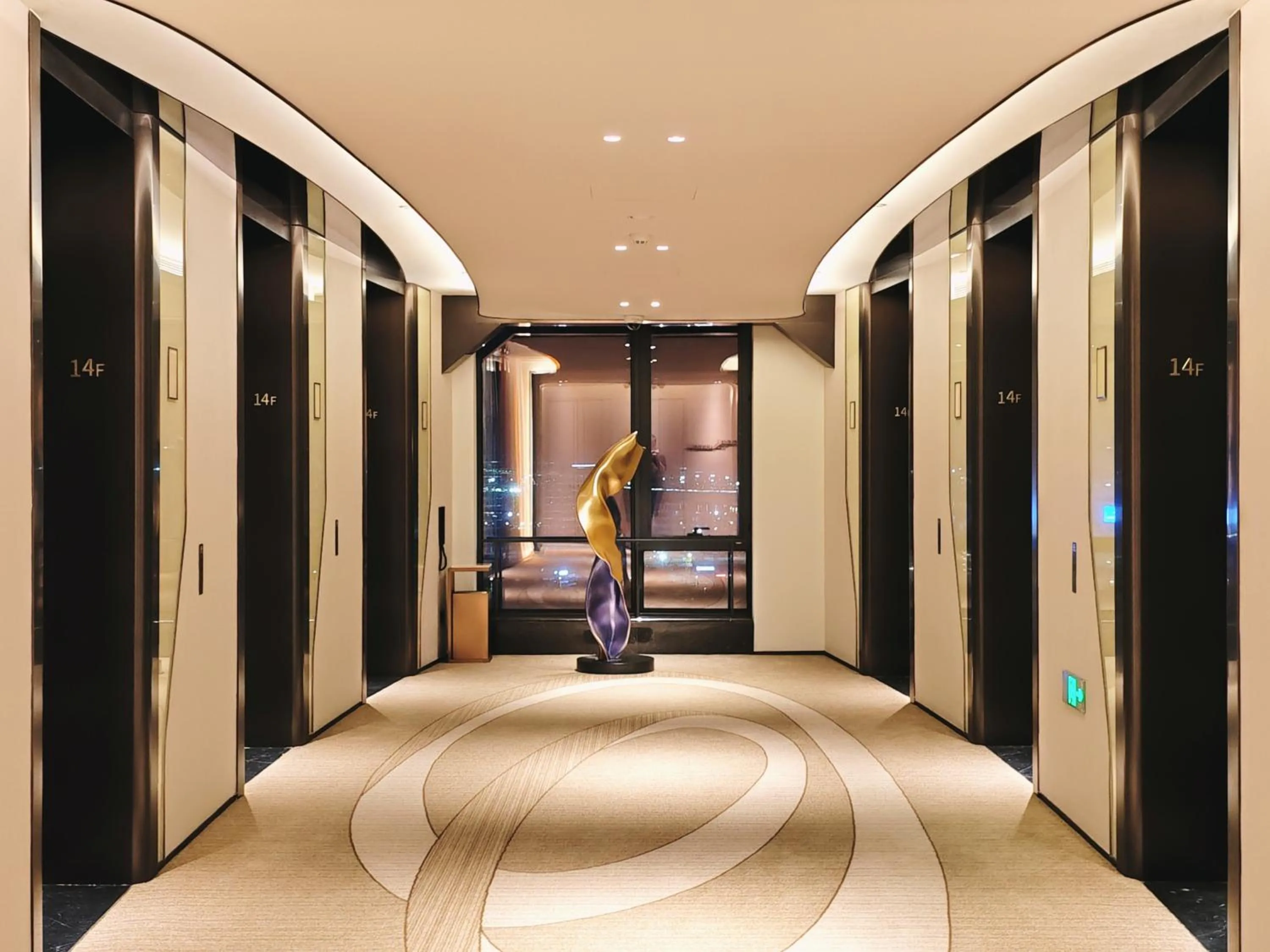 elevator in Radisson Collection Lingang Shanghai