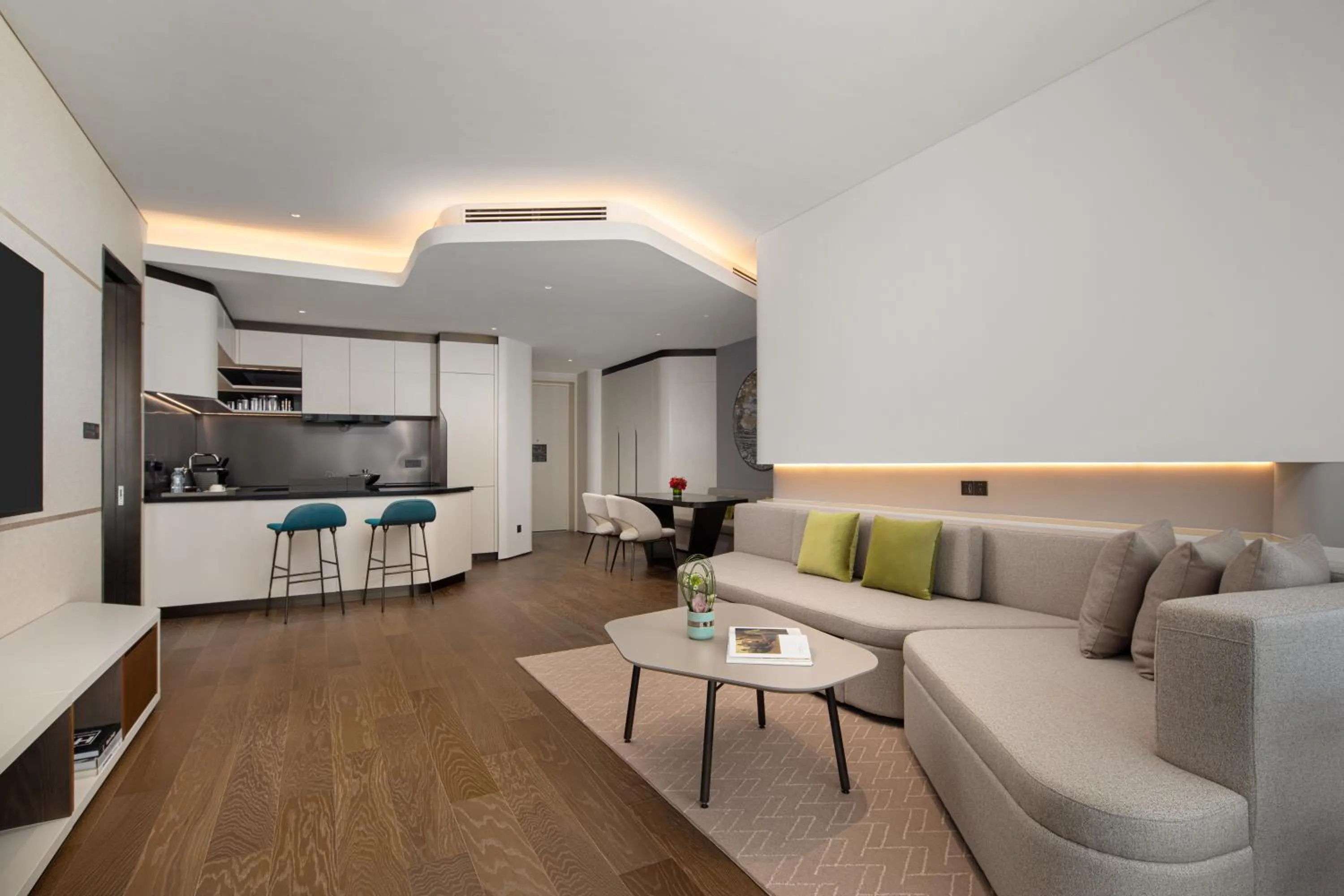 Kitchen or kitchenette in Radisson Collection Lingang Shanghai