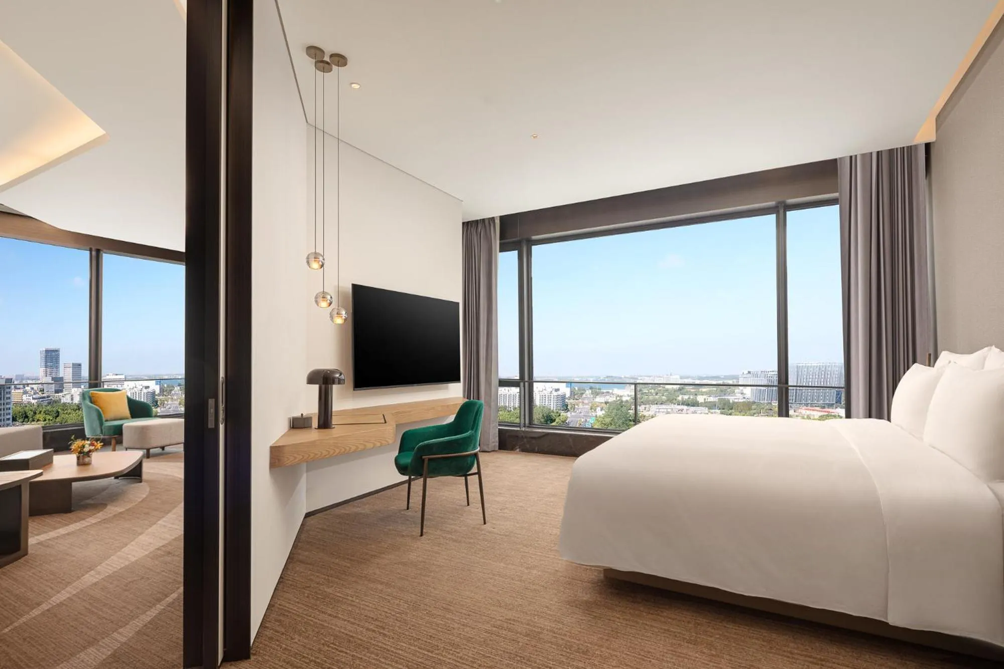 Bedroom, Bed in Radisson Collection Lingang Shanghai