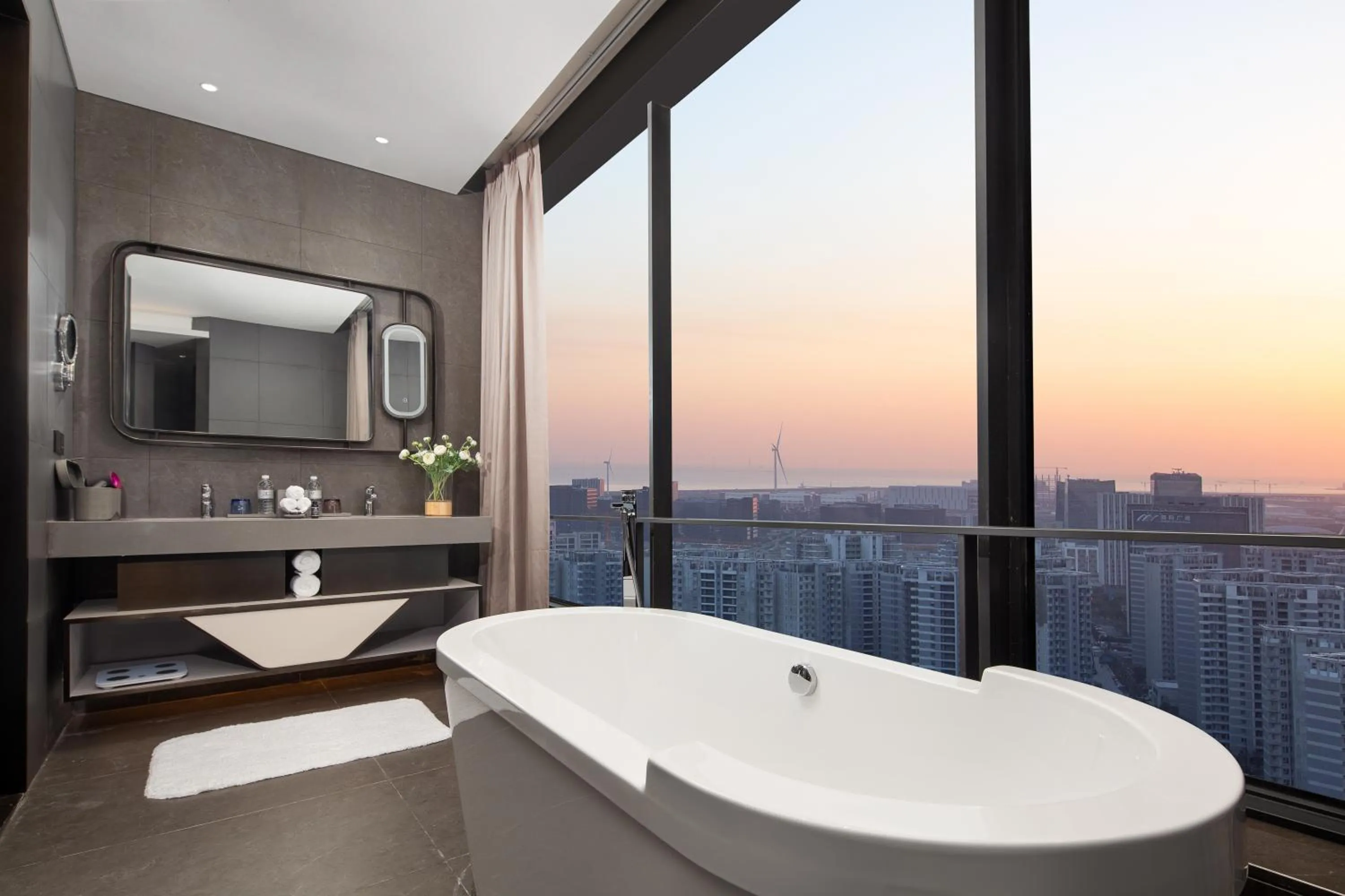 Toilet in Radisson Collection Lingang Shanghai