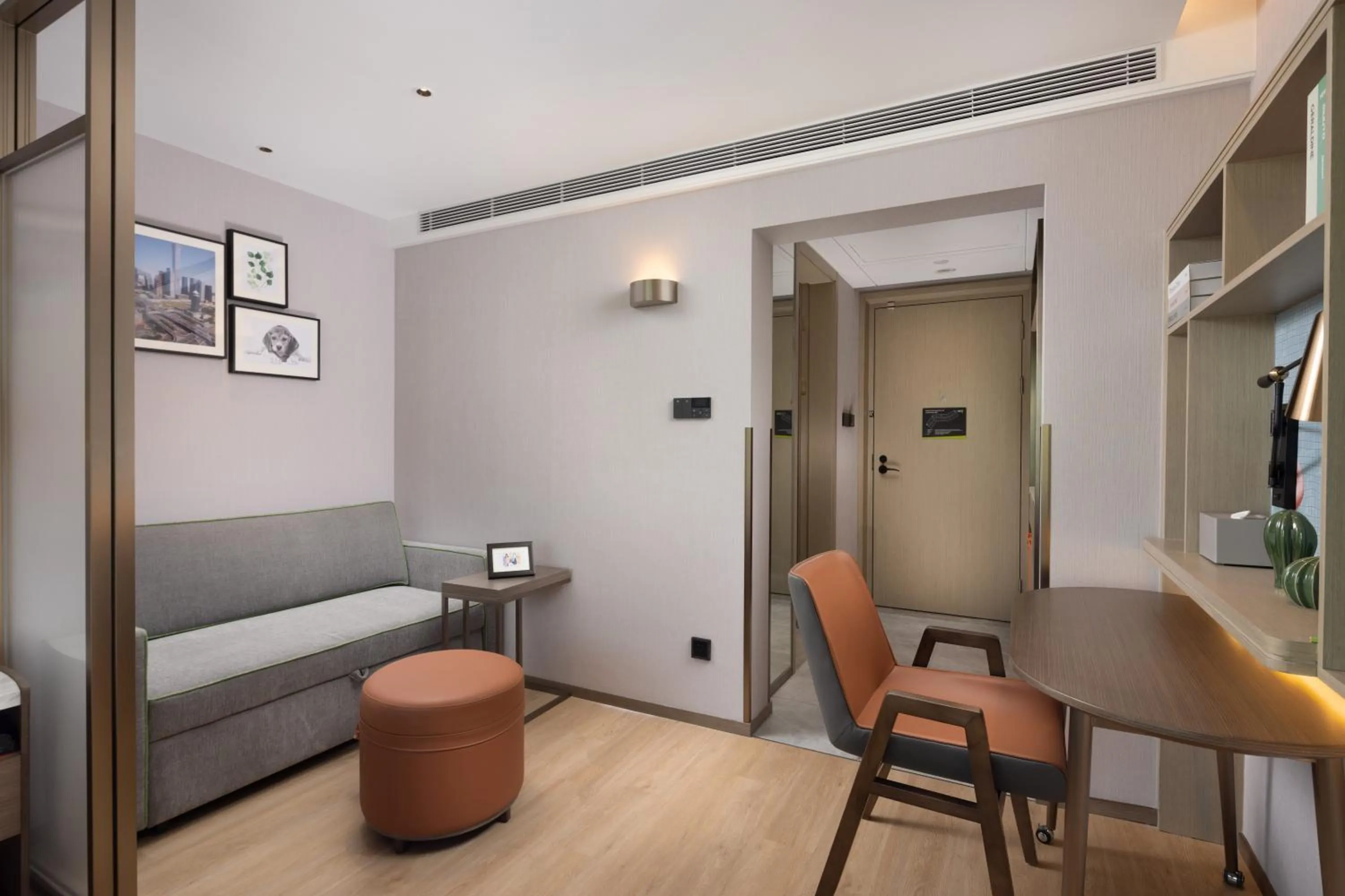 Photo of the whole room, Bed in Home2 Suites by Hilton Beijing West Station