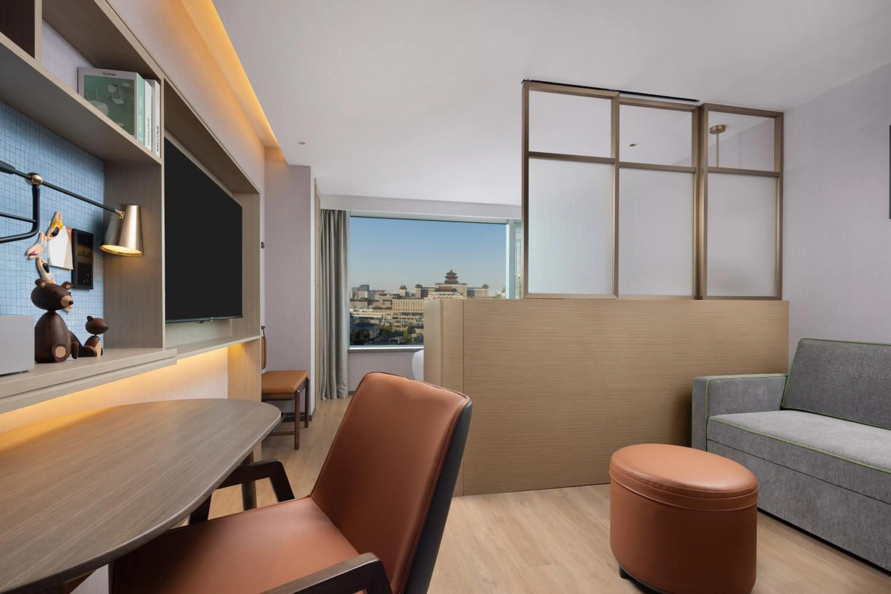 Living room in Home2 Suites by Hilton Beijing West Station