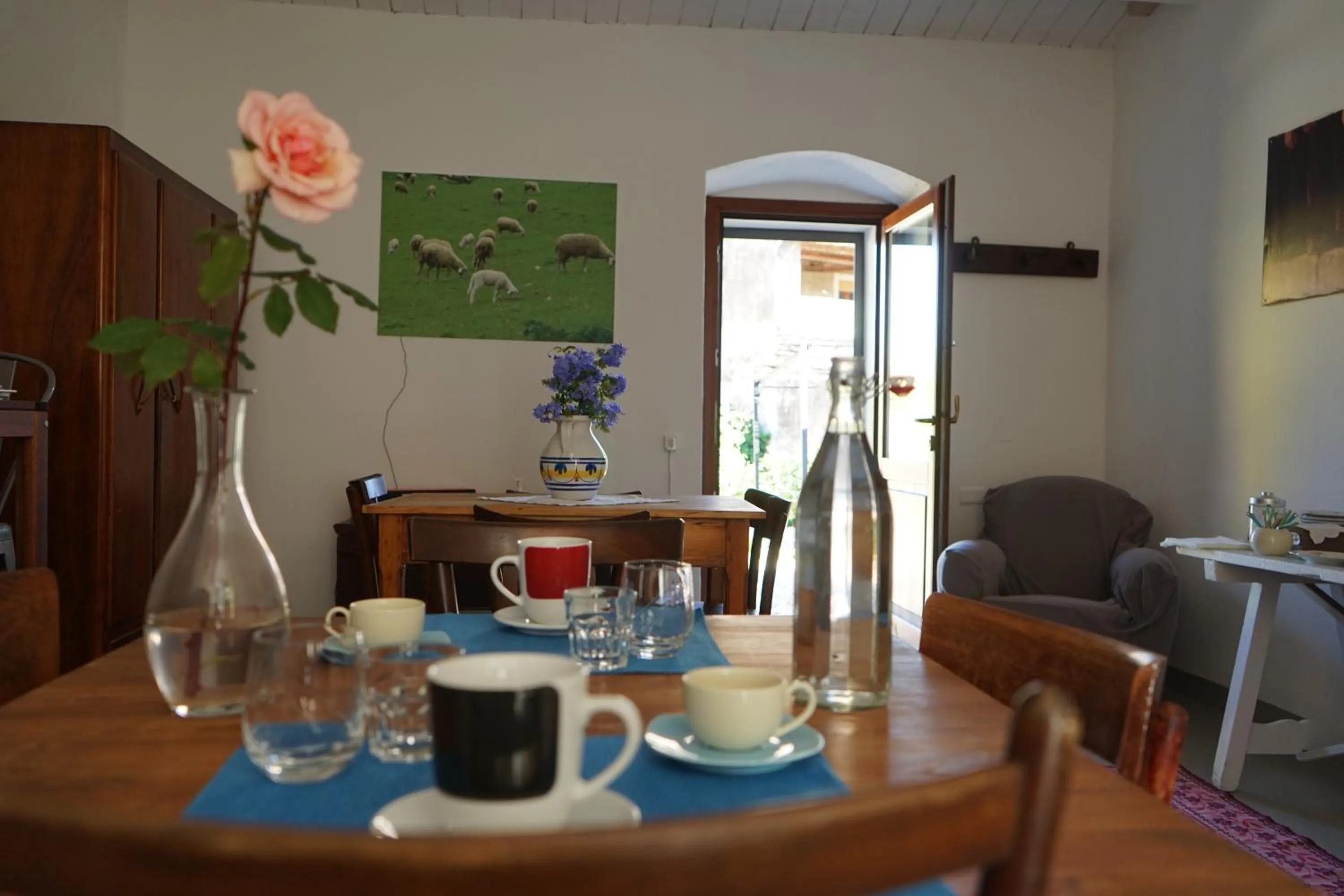 Italian breakfast in B&B Catedda