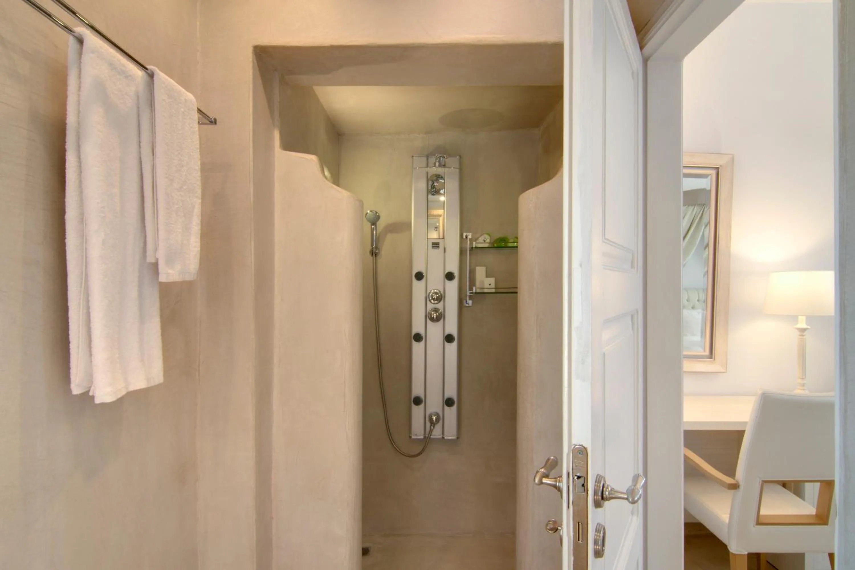 Bathroom in Santorini Secret Suites & Spa, Small Luxury Hotels of the World