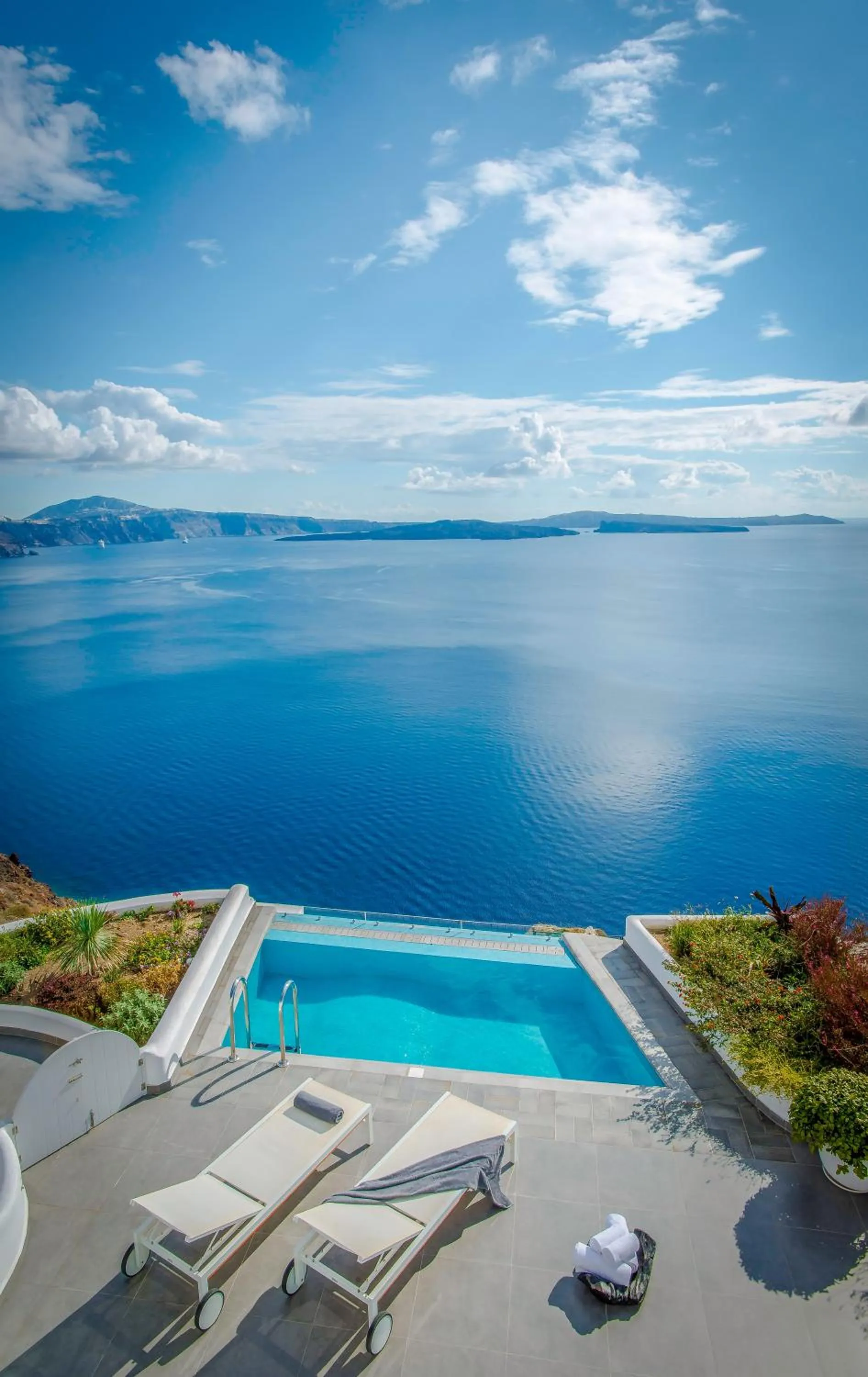 Swimming pool in Santorini Secret Suites & Spa, Small Luxury Hotels of the World