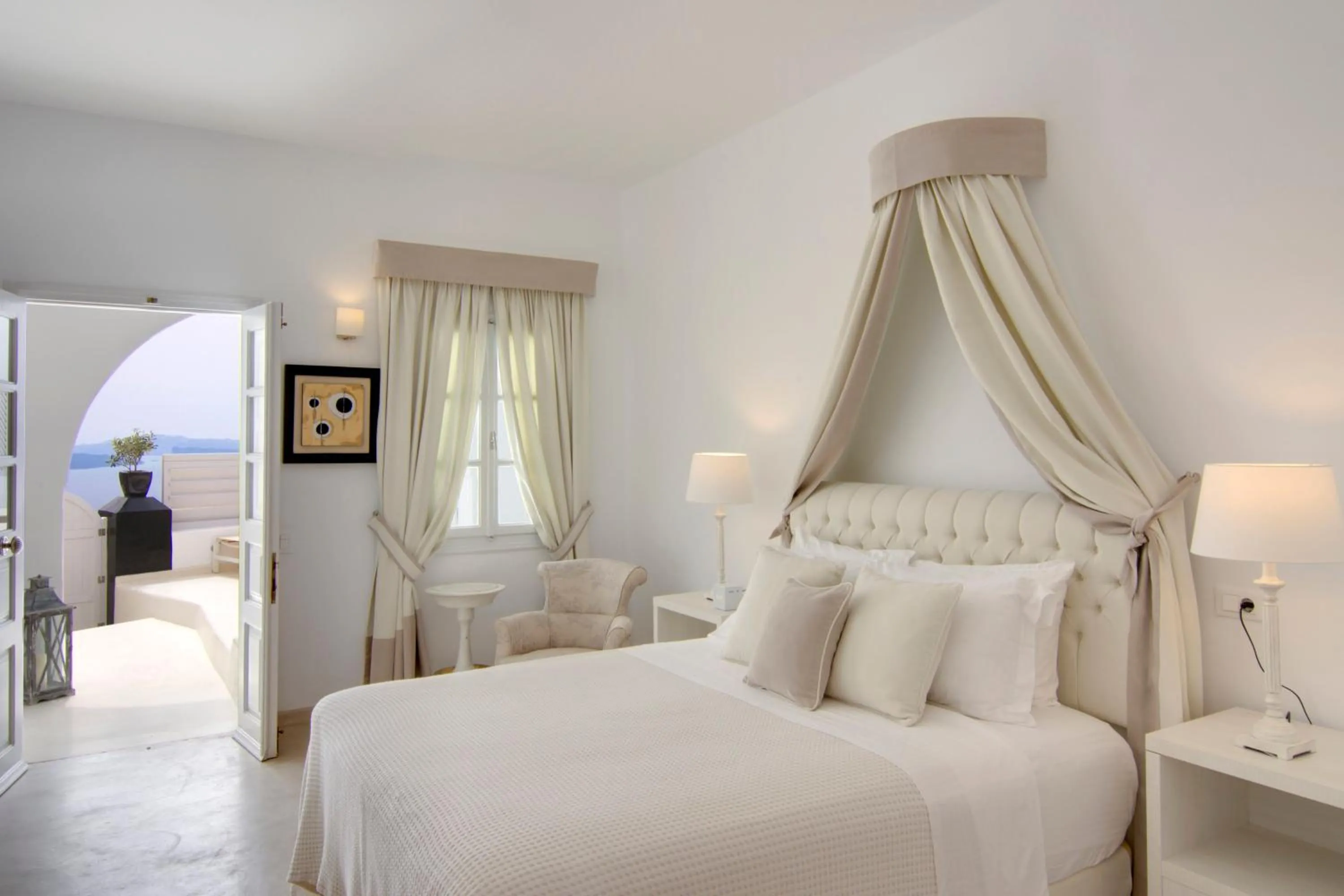 Bedroom, Bed in Santorini Secret Suites & Spa, Small Luxury Hotels of the World
