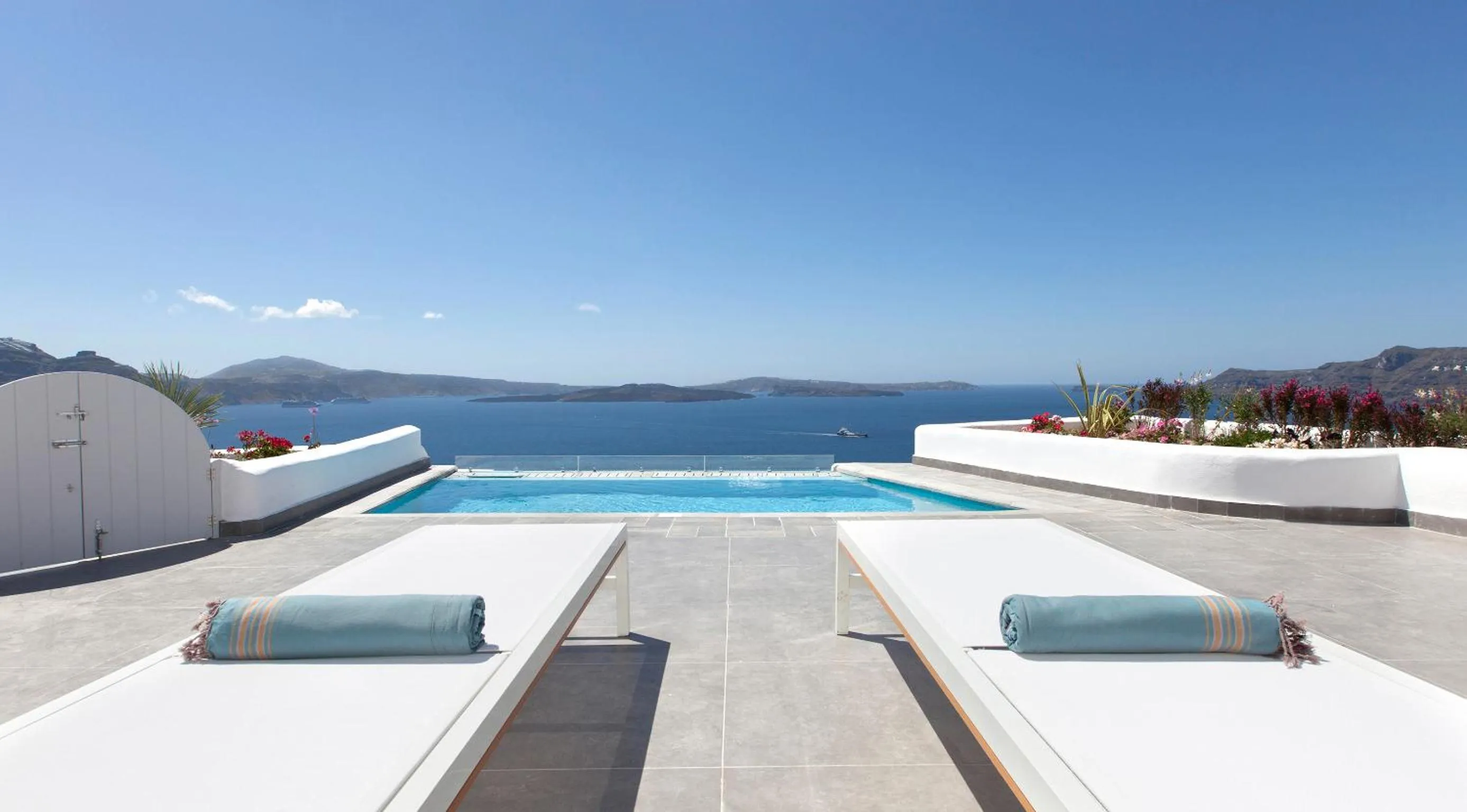Swimming pool in Santorini Secret Suites & Spa, Small Luxury Hotels of the World