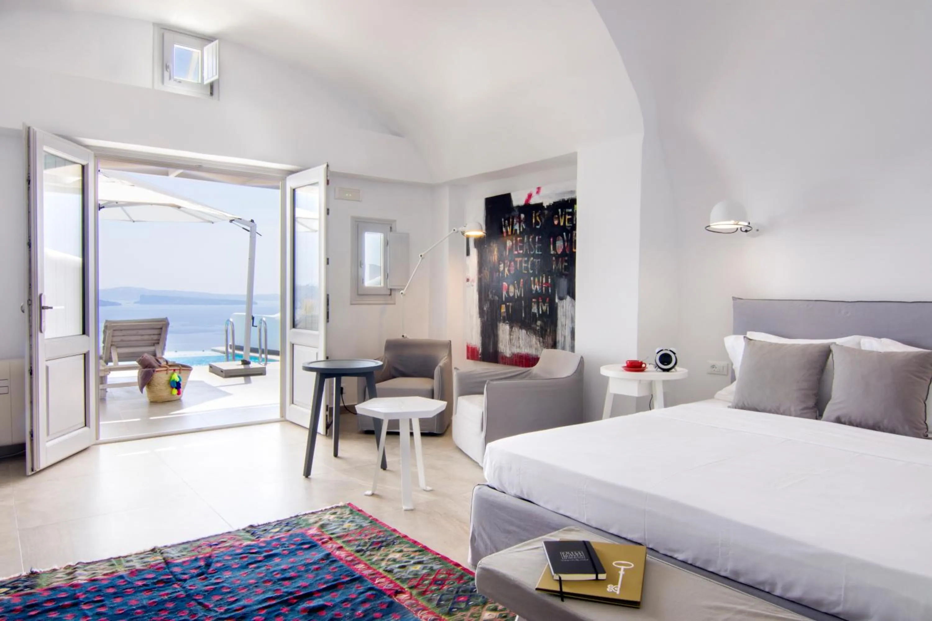 Photo of the whole room, Bed in Santorini Secret Suites & Spa, Small Luxury Hotels of the World