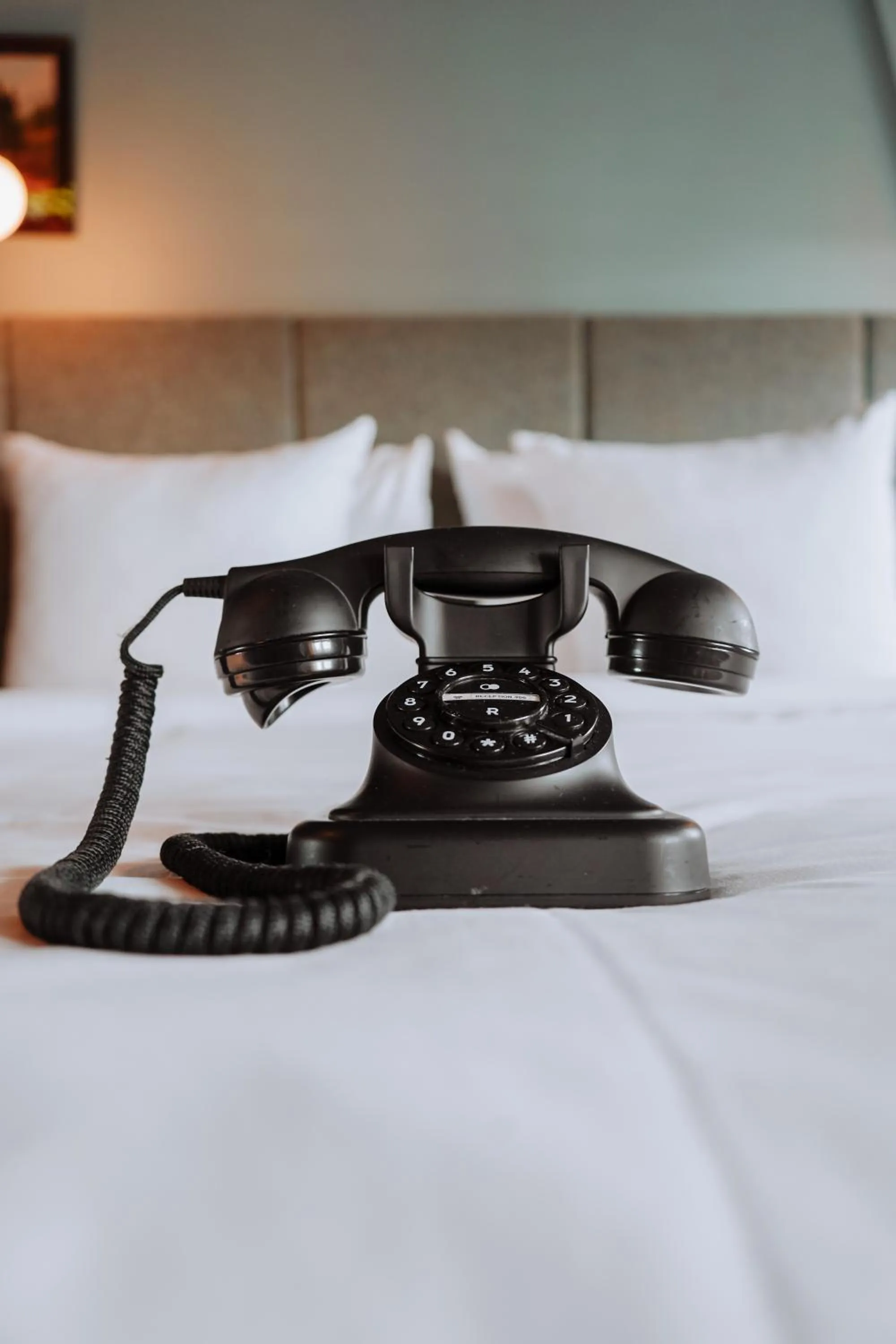 Decorative detail, Bed in The Highlander Amsterdam