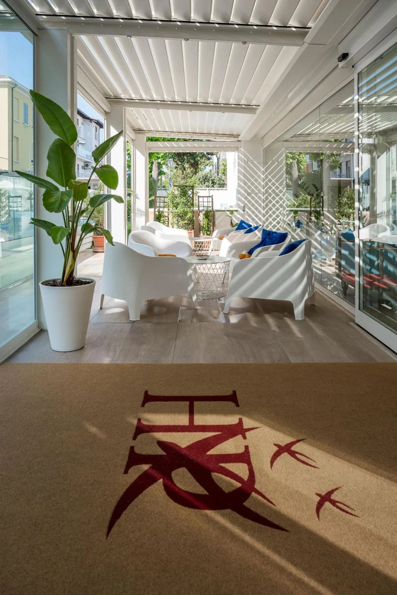 Patio in Hotel Rondinella e Viola