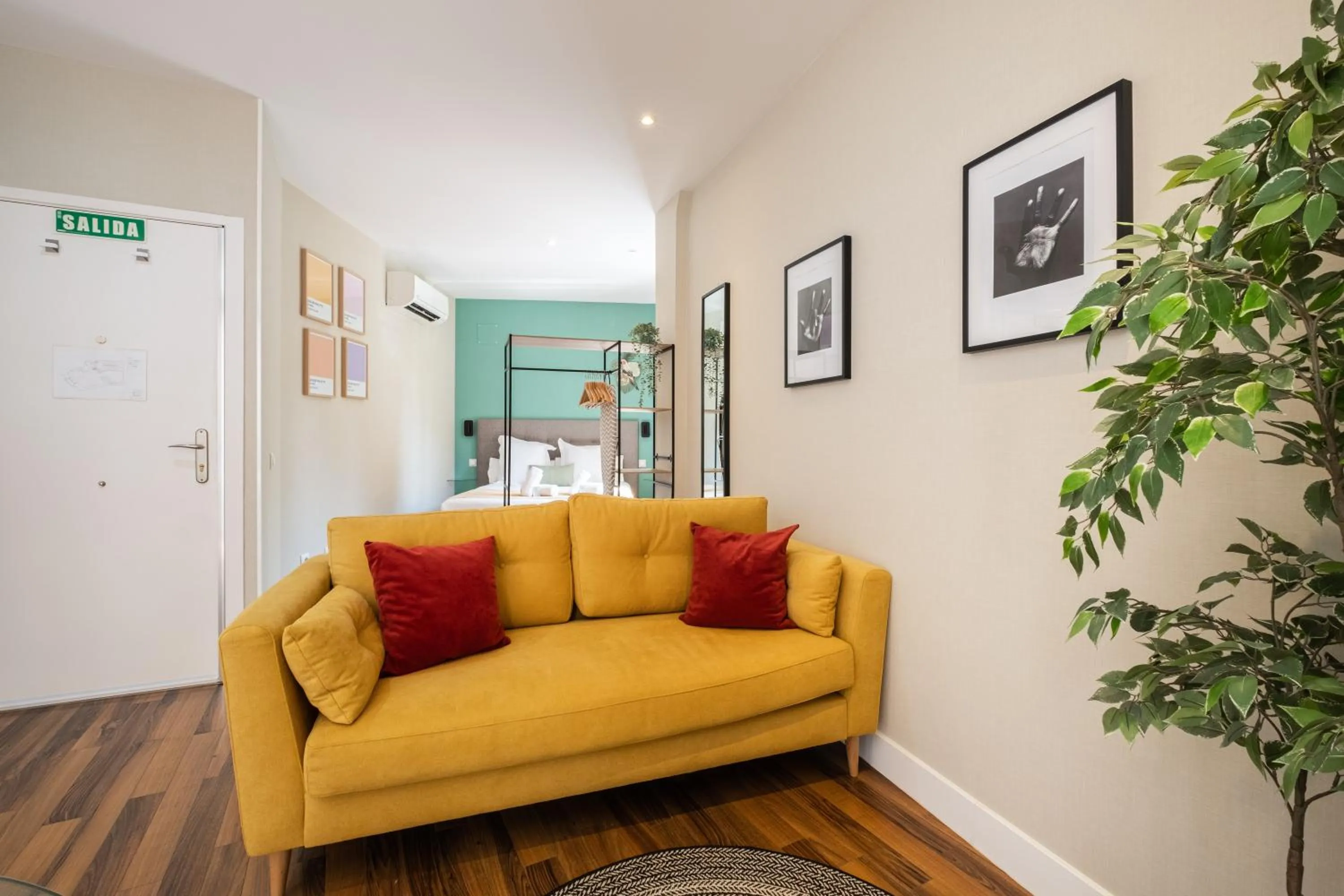 Living room in Apartamentos Cruz