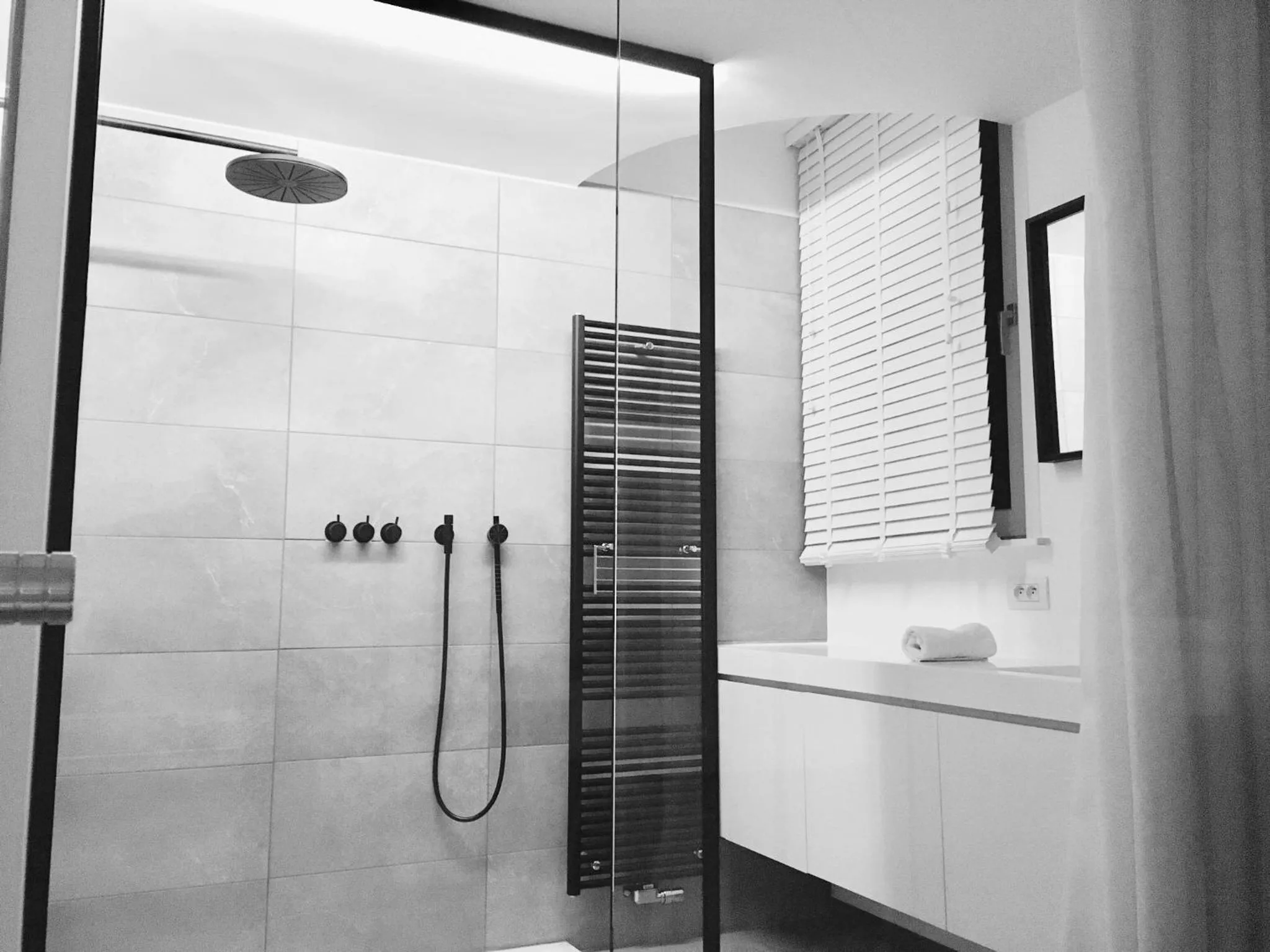 Shower in Koksijde l'Abbaye