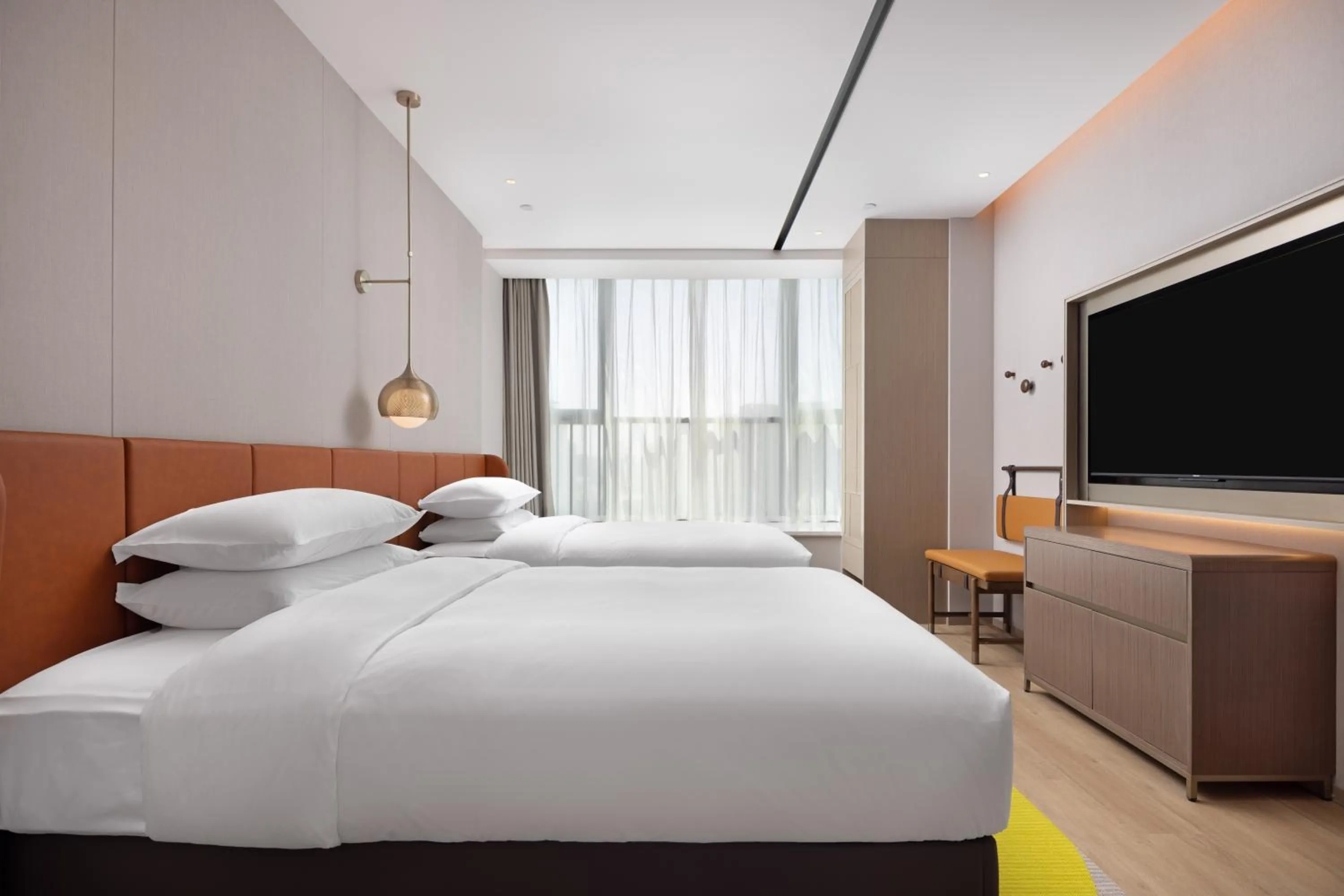 Bed in Home2 Suites by Hilton Hefei South Railway Station