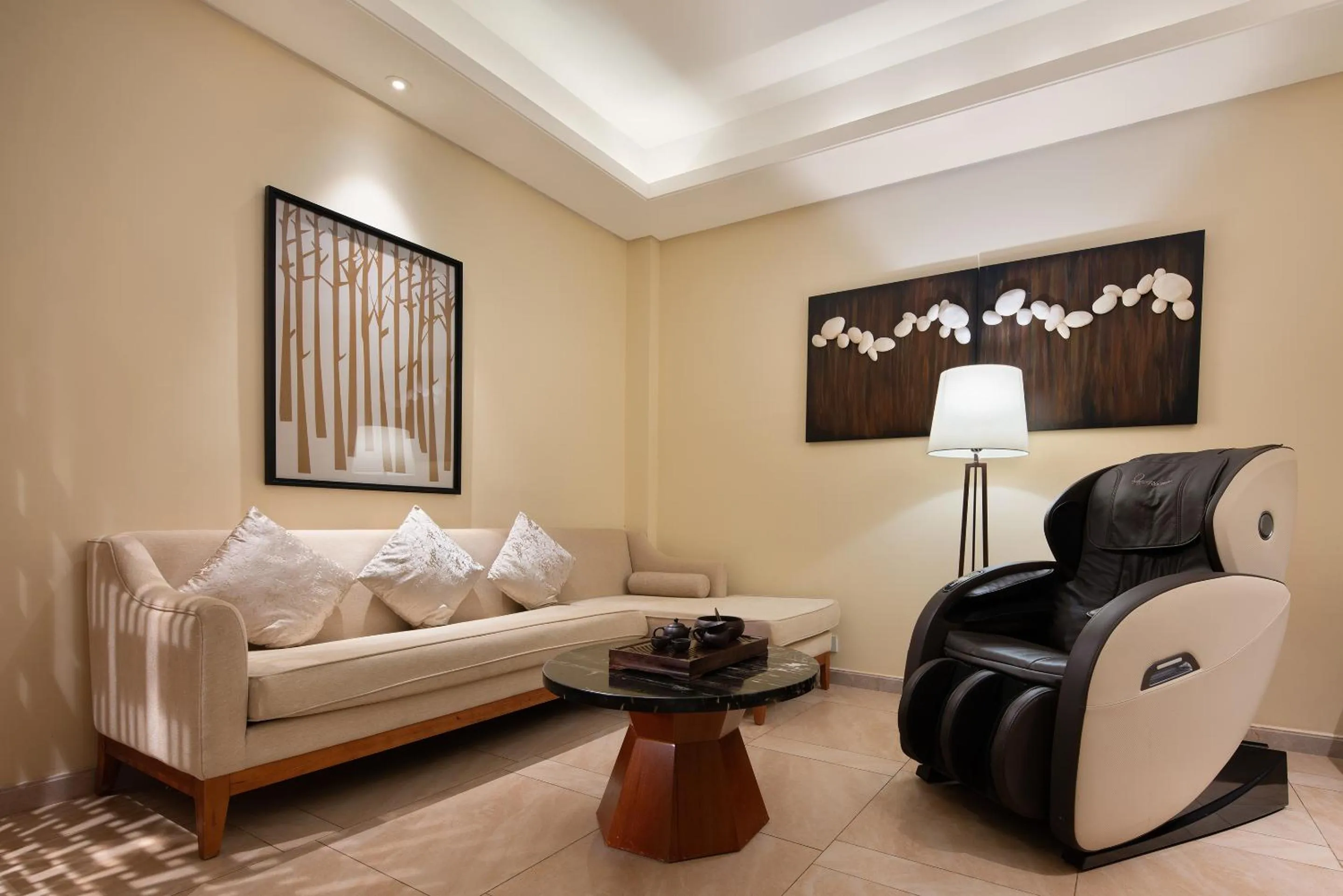 Seating area in Country Garden Golden Beach Spring Hotel