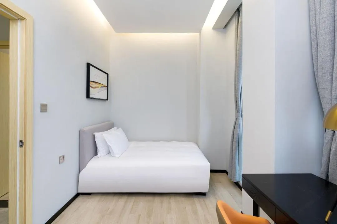 Bed in SongShan Lake PingShang Serviced Hotel