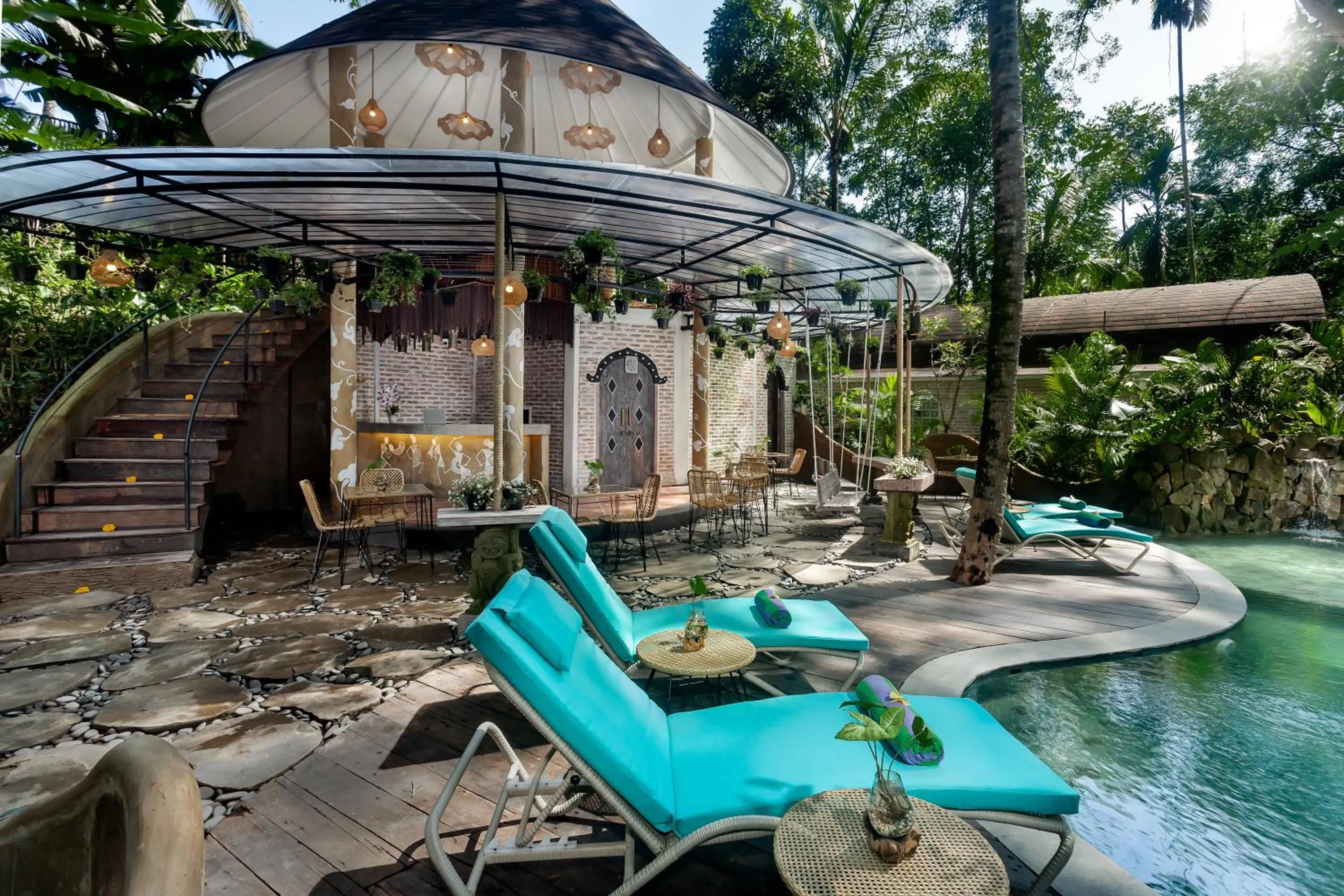 Swimming pool in Sacred Canyon Ubud by GenuineHost