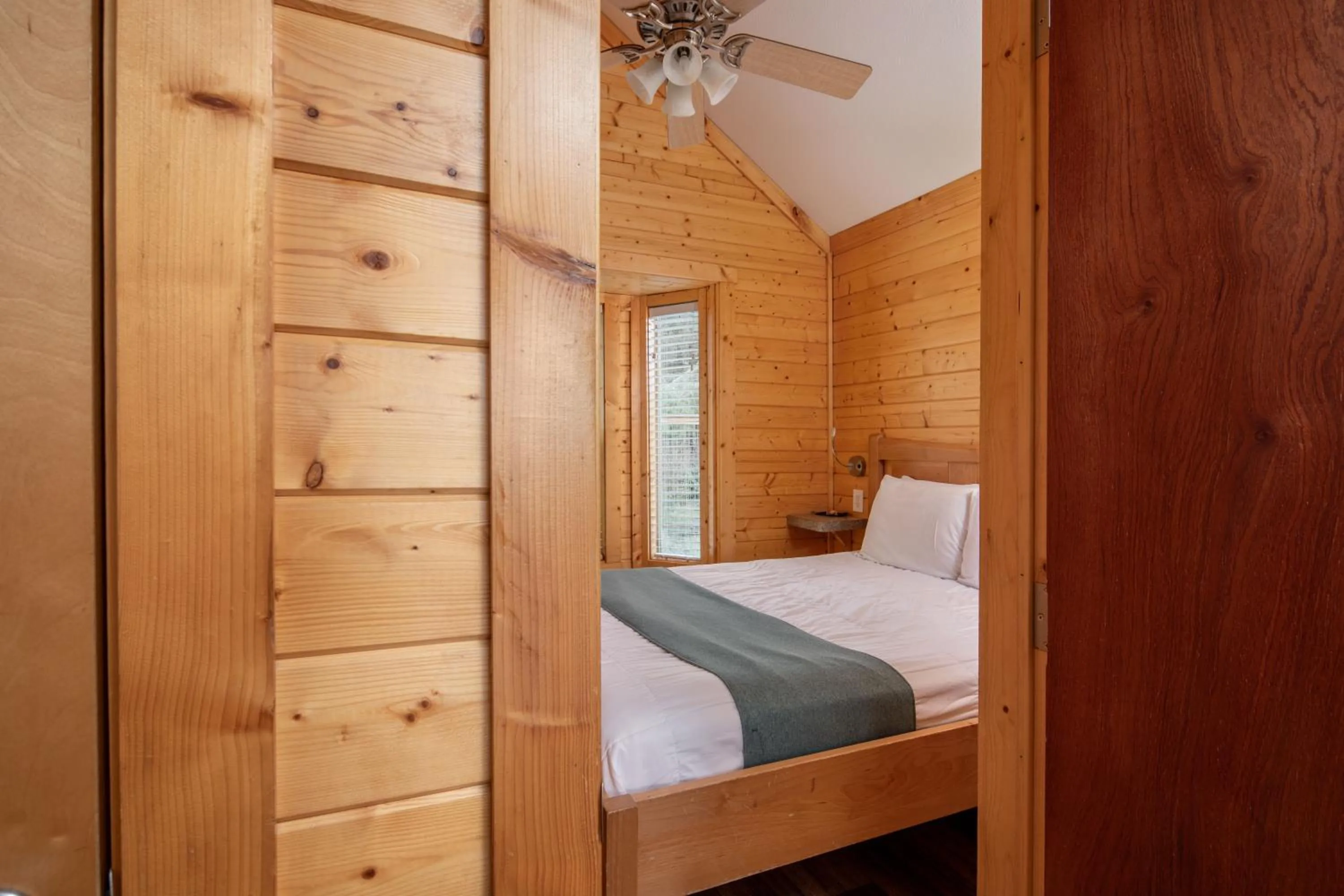 Bed in Sheltered Nook On Tillamook Bay