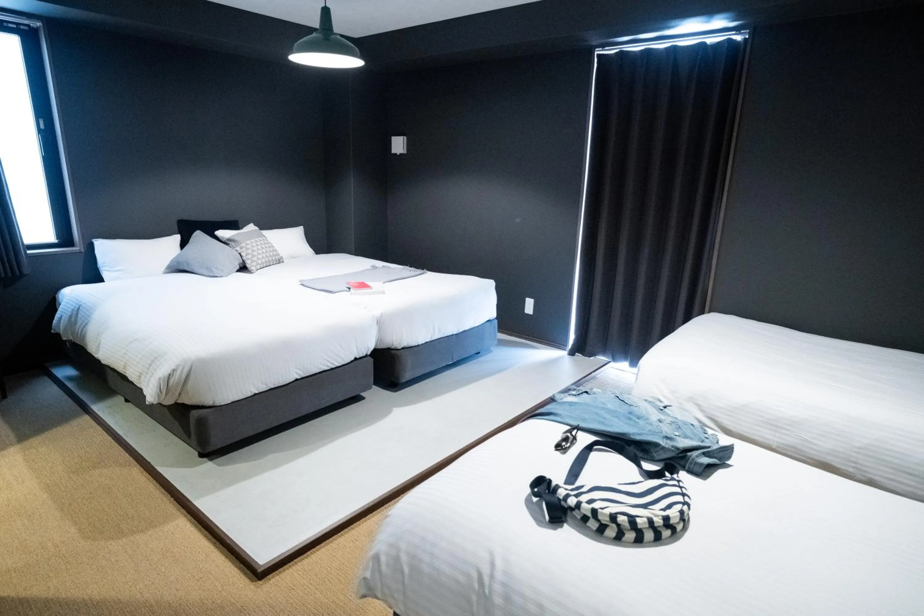 Bed in WAYFARER Shinsaibashi