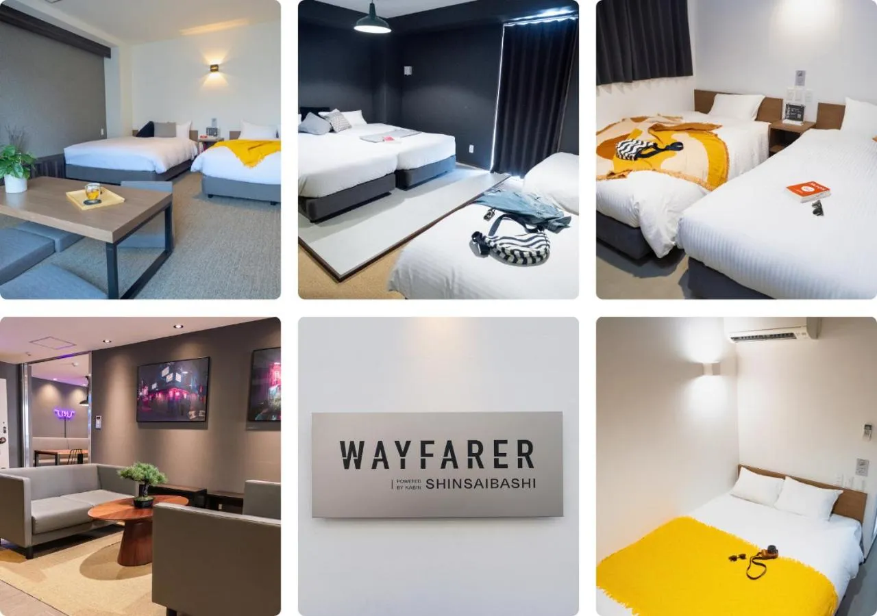 Property building, Bed in WAYFARER Shinsaibashi