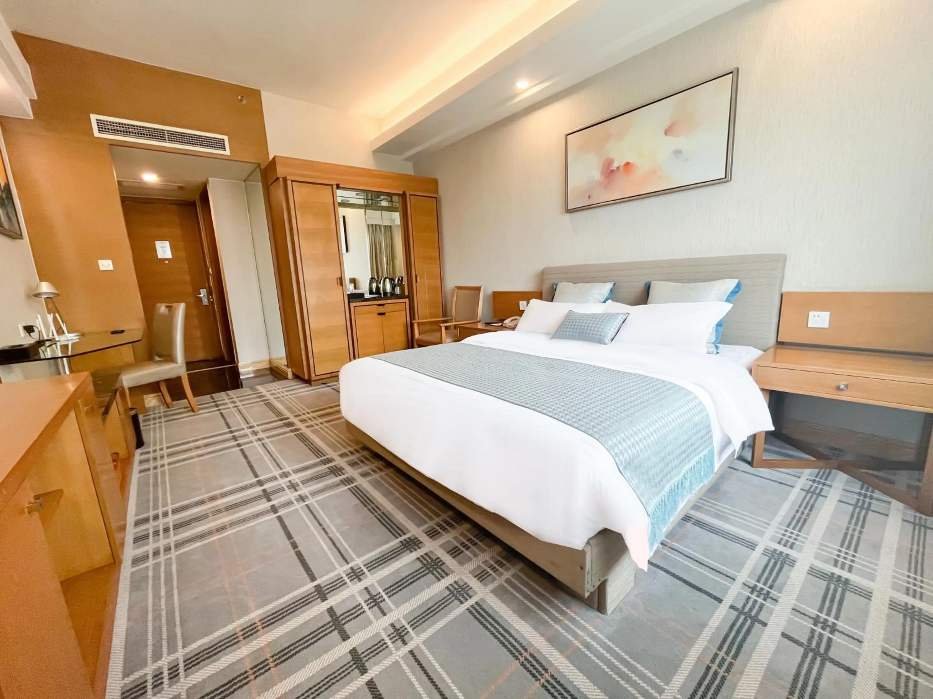 Bed in Jinrui Sunshine Hotel Pengzhou