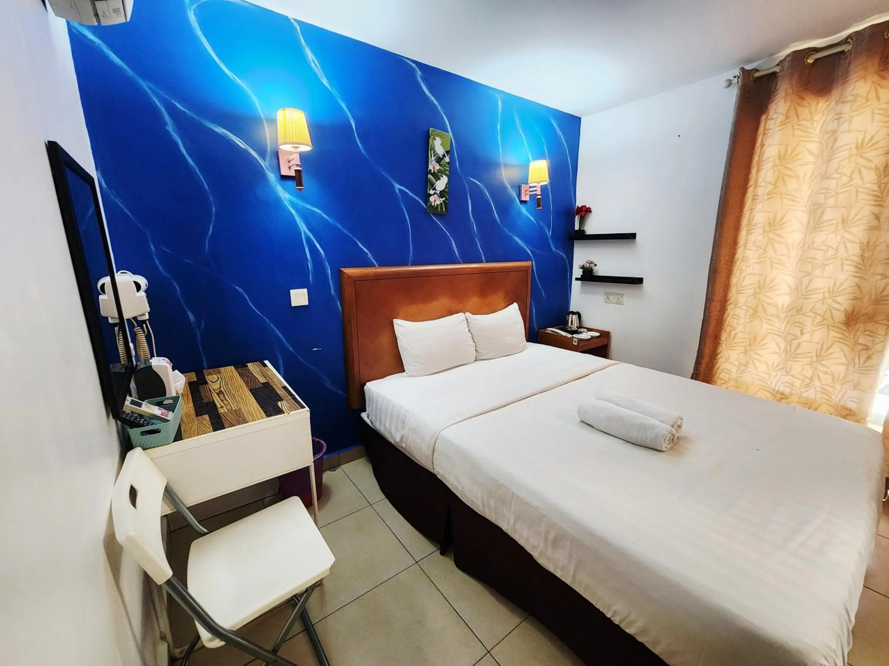 Bedroom, Bed in Boutique Hote123