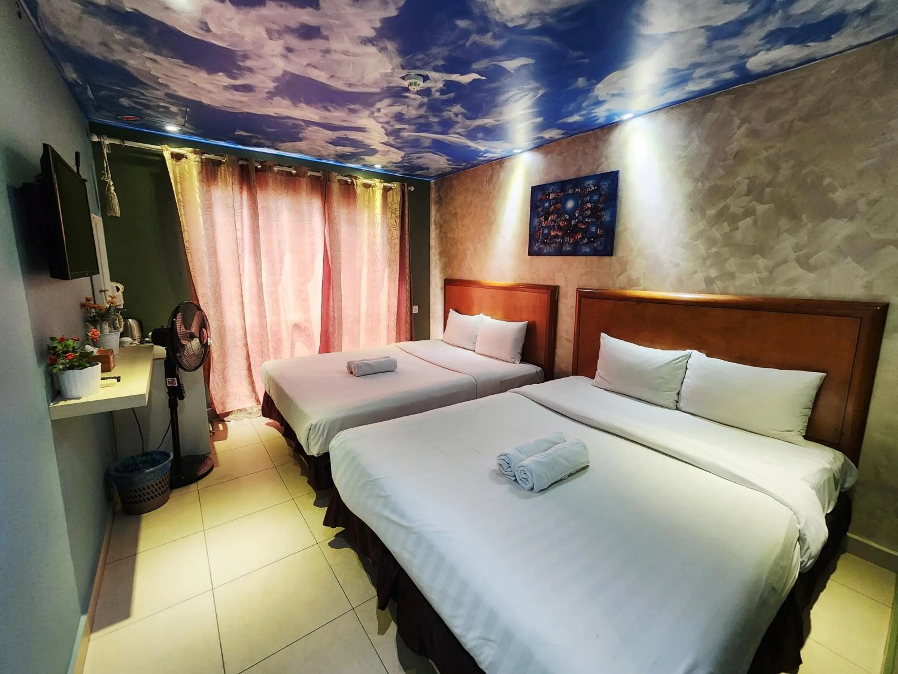 Bedroom, Bed in Boutique Hote123