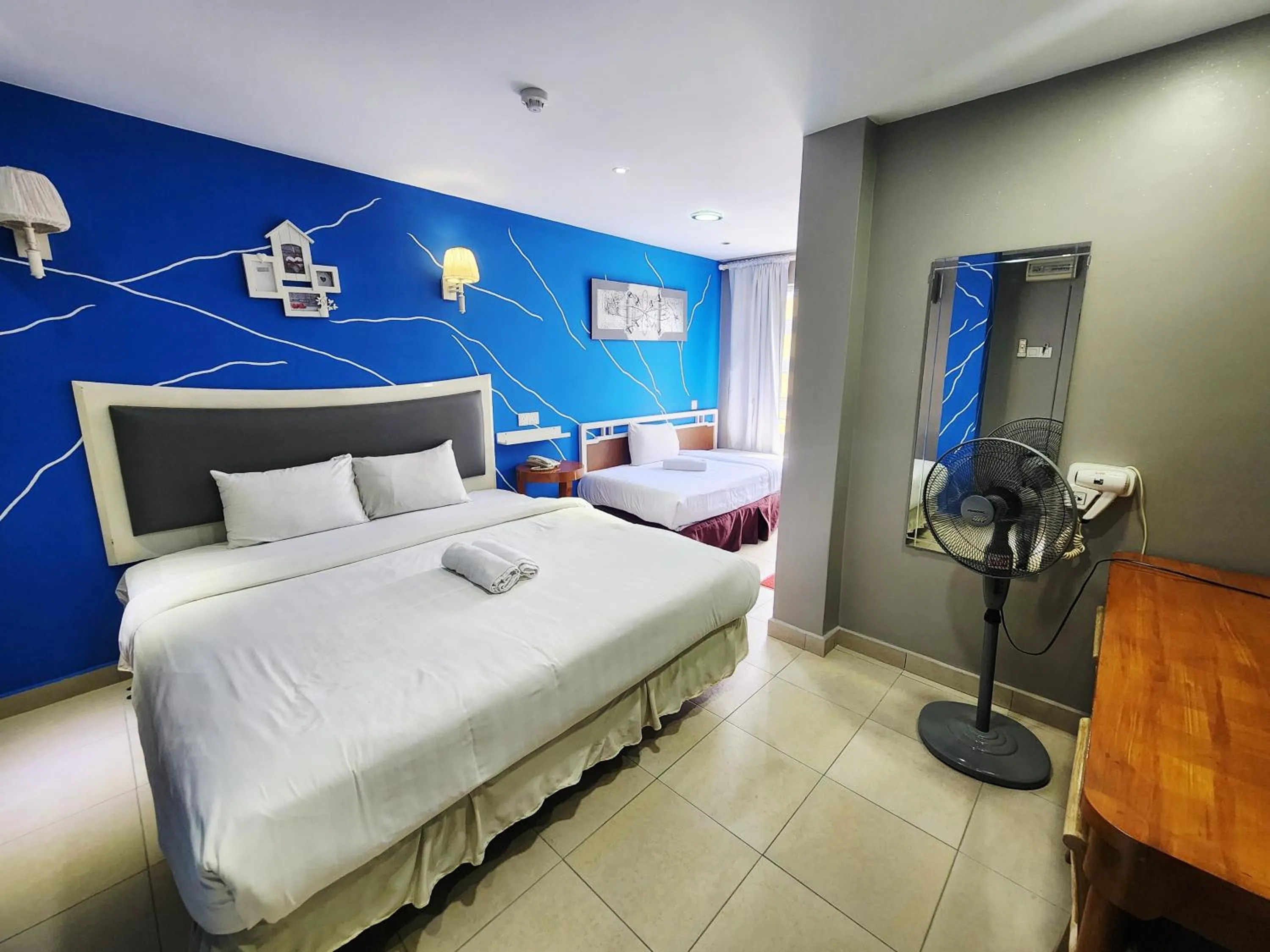 Bedroom, Bed in Boutique Hote123