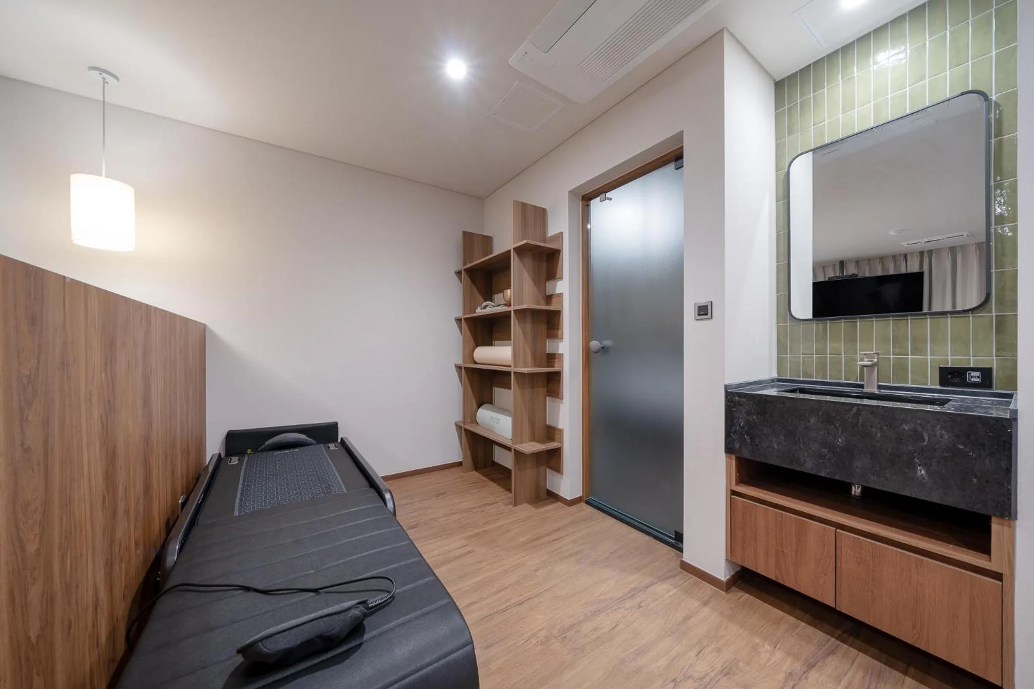 Seating area in Simjak Hotel by Aank