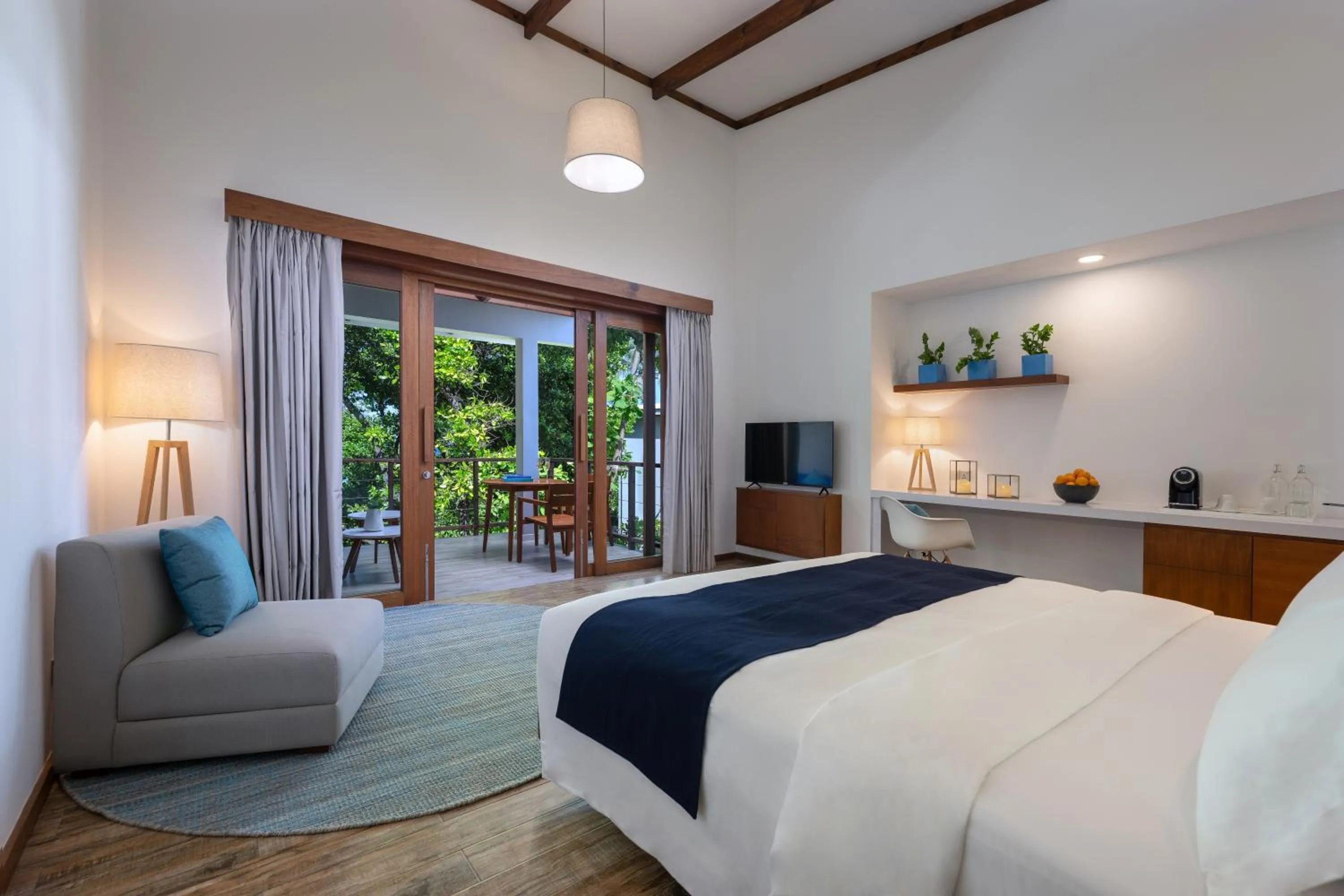 Bedroom, Bed in Ifuru Island Maldives - Domestic Flight Transport for 2 at Half-Price Valid for Min 5 Night Stays Between 20 Apr to 15 Oct 2026